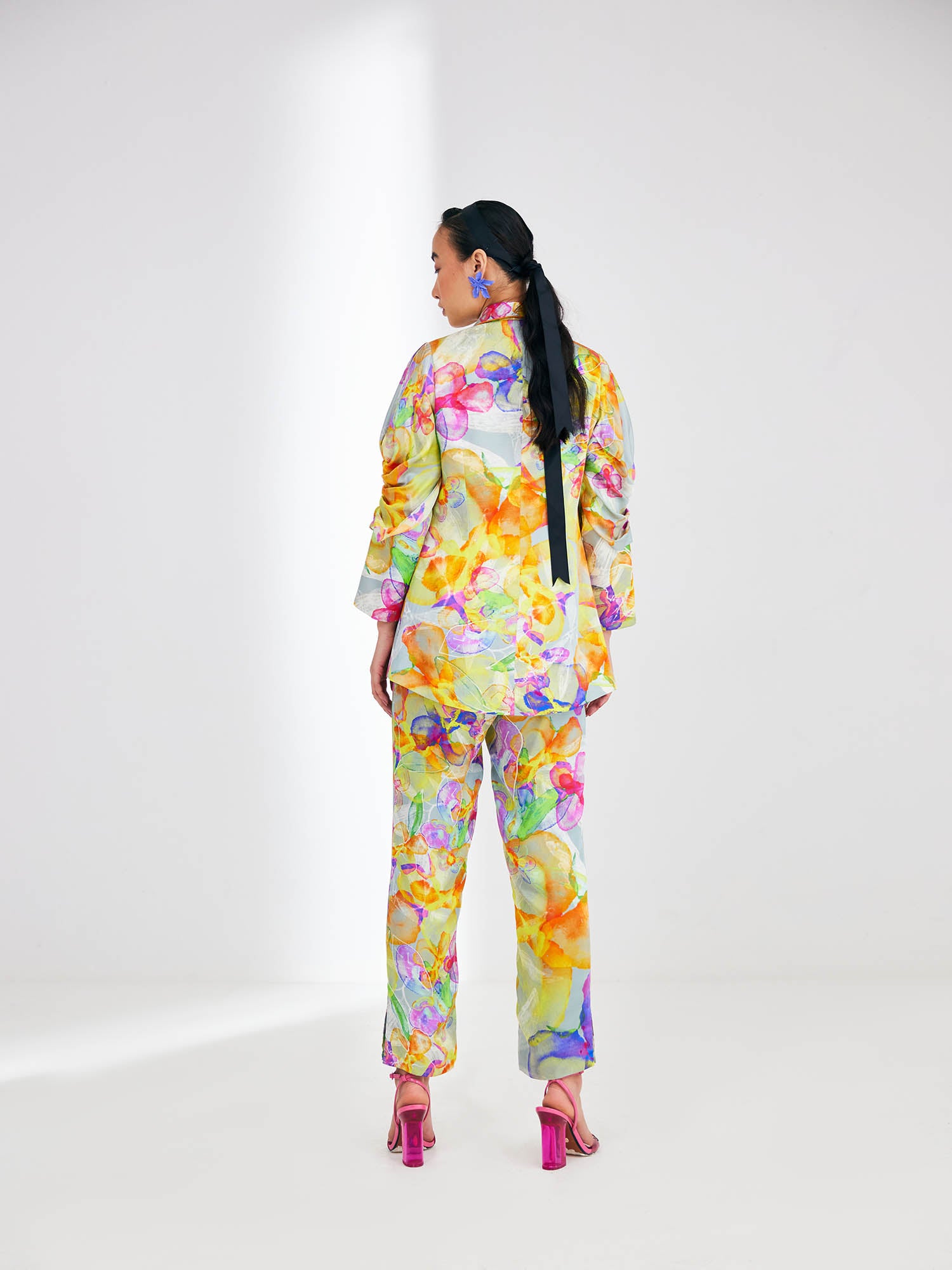 Charisma Printed Blazer Set