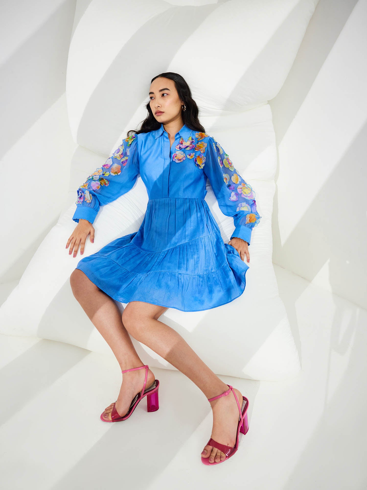 Daisy 3D Flowers Dress