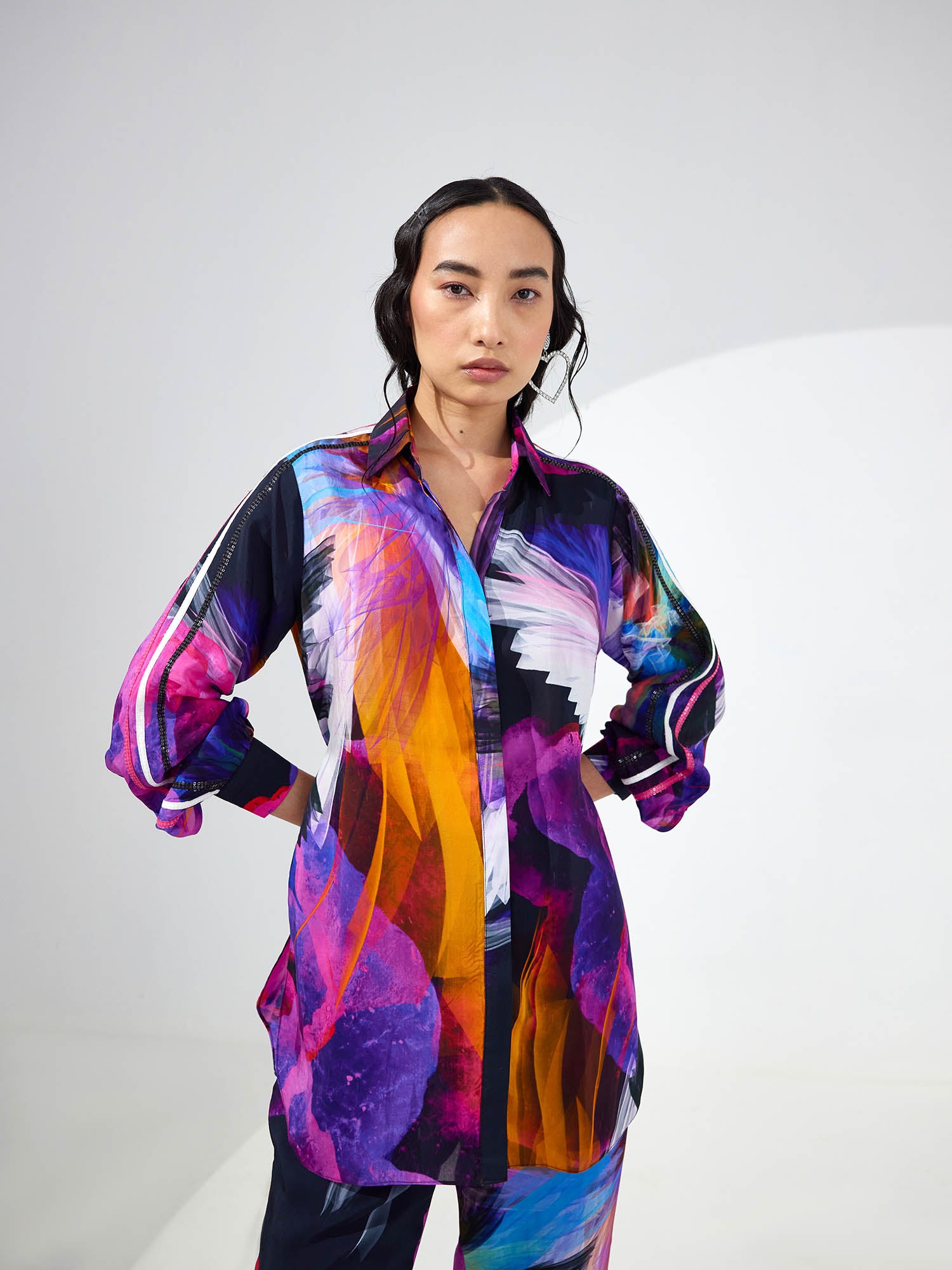 Night Sky Poppy Printed Co-ord