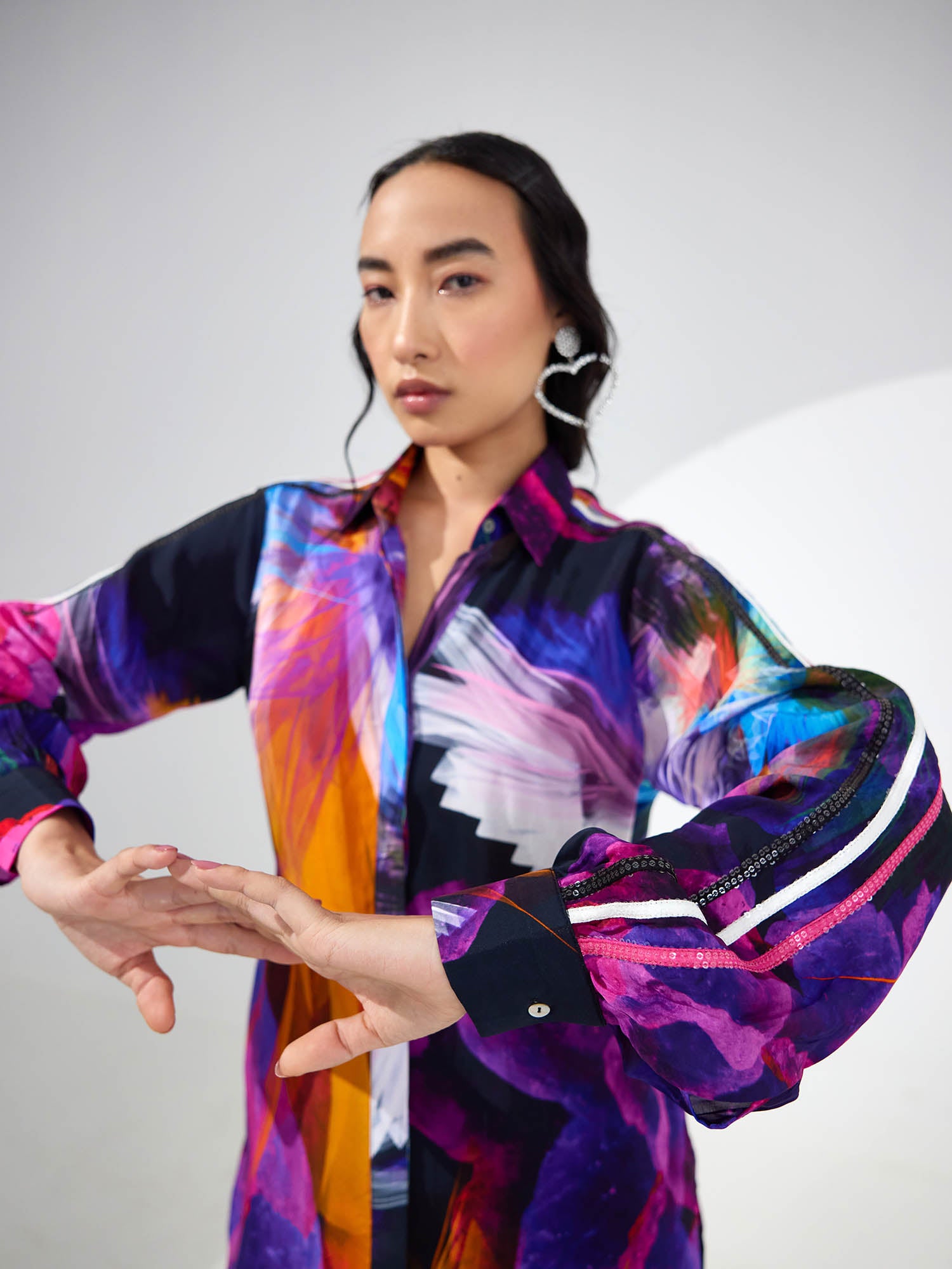 Night Sky Poppy Printed Co-ord