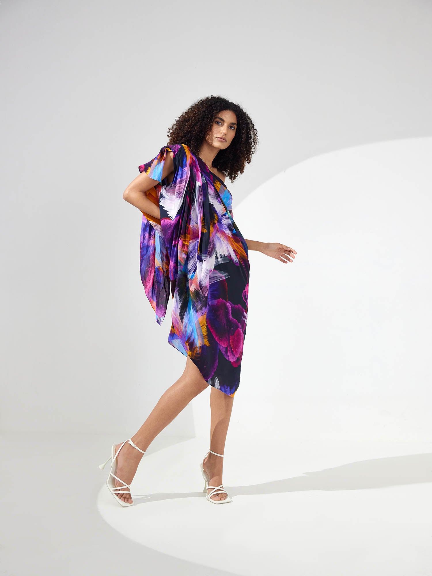 Stella Draped One Shoulder Dress