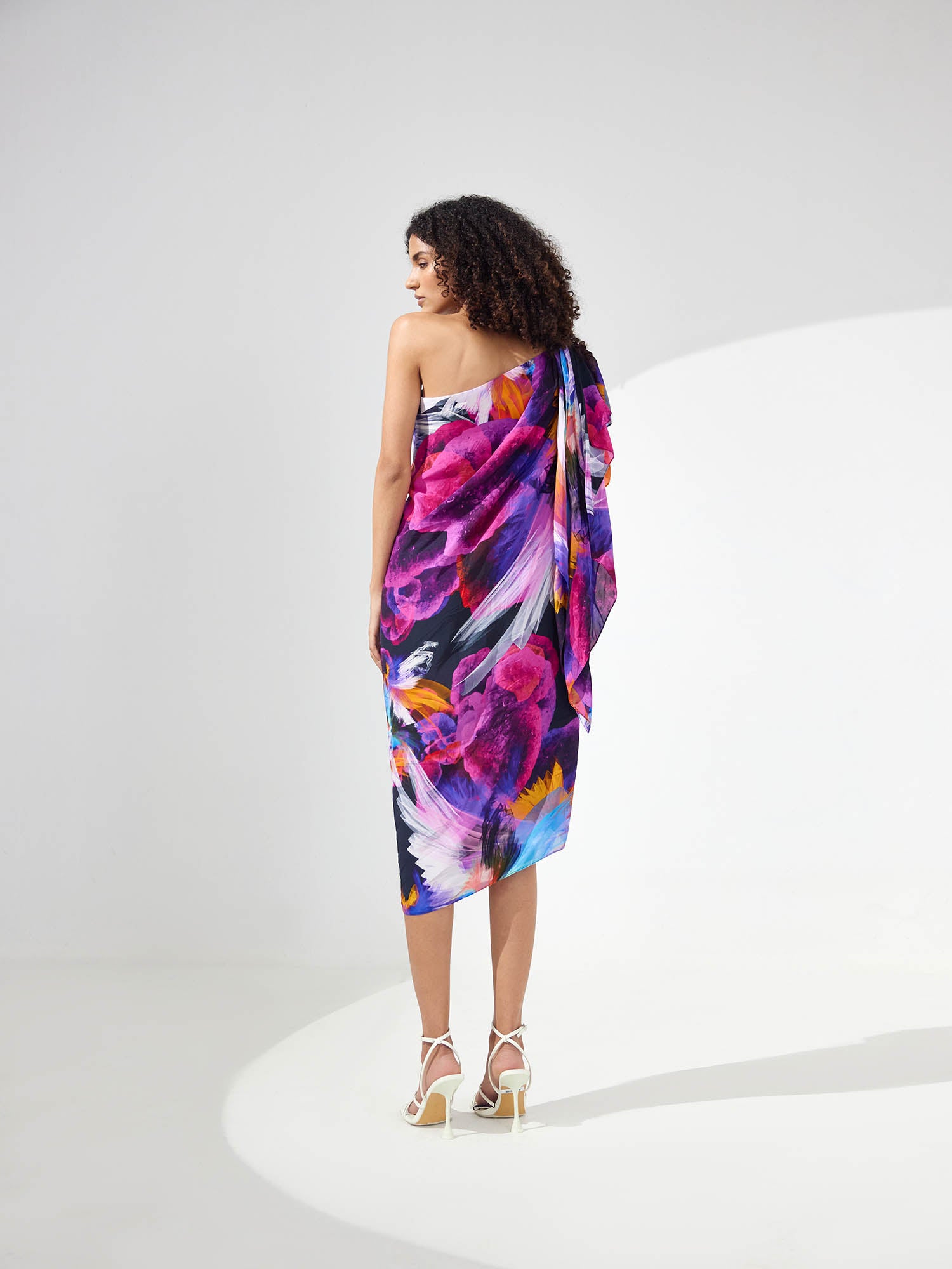 Stella Draped One Shoulder Dress