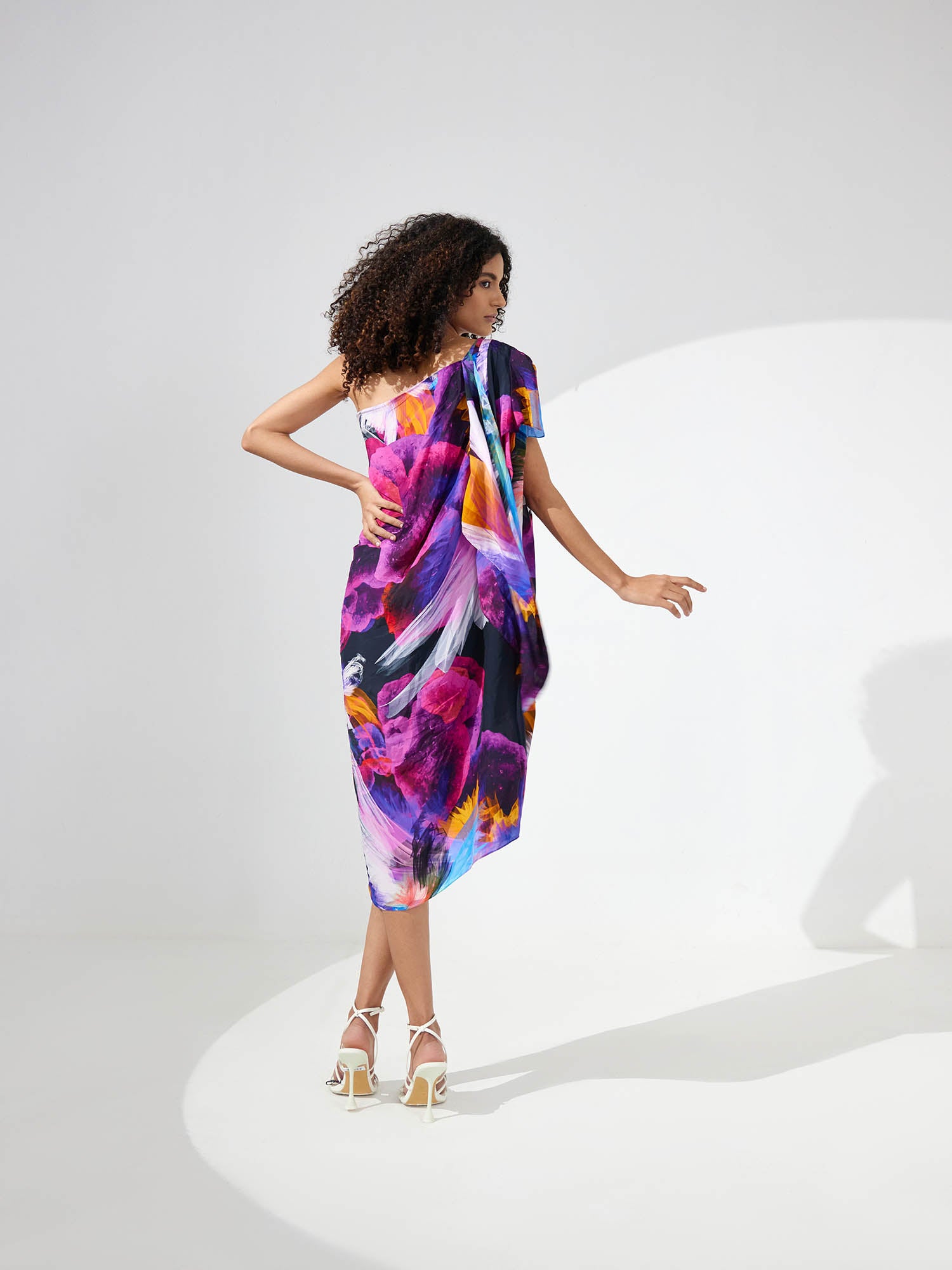 Stella Draped One Shoulder Dress