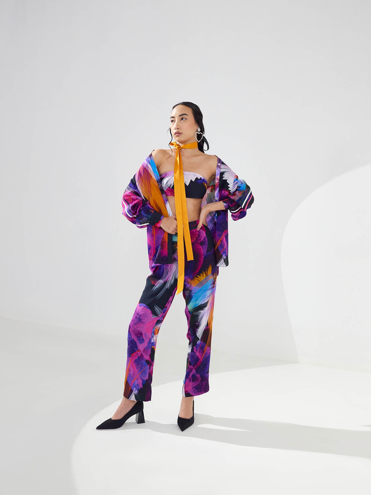 Night Sky Poppy Printed Co-ord