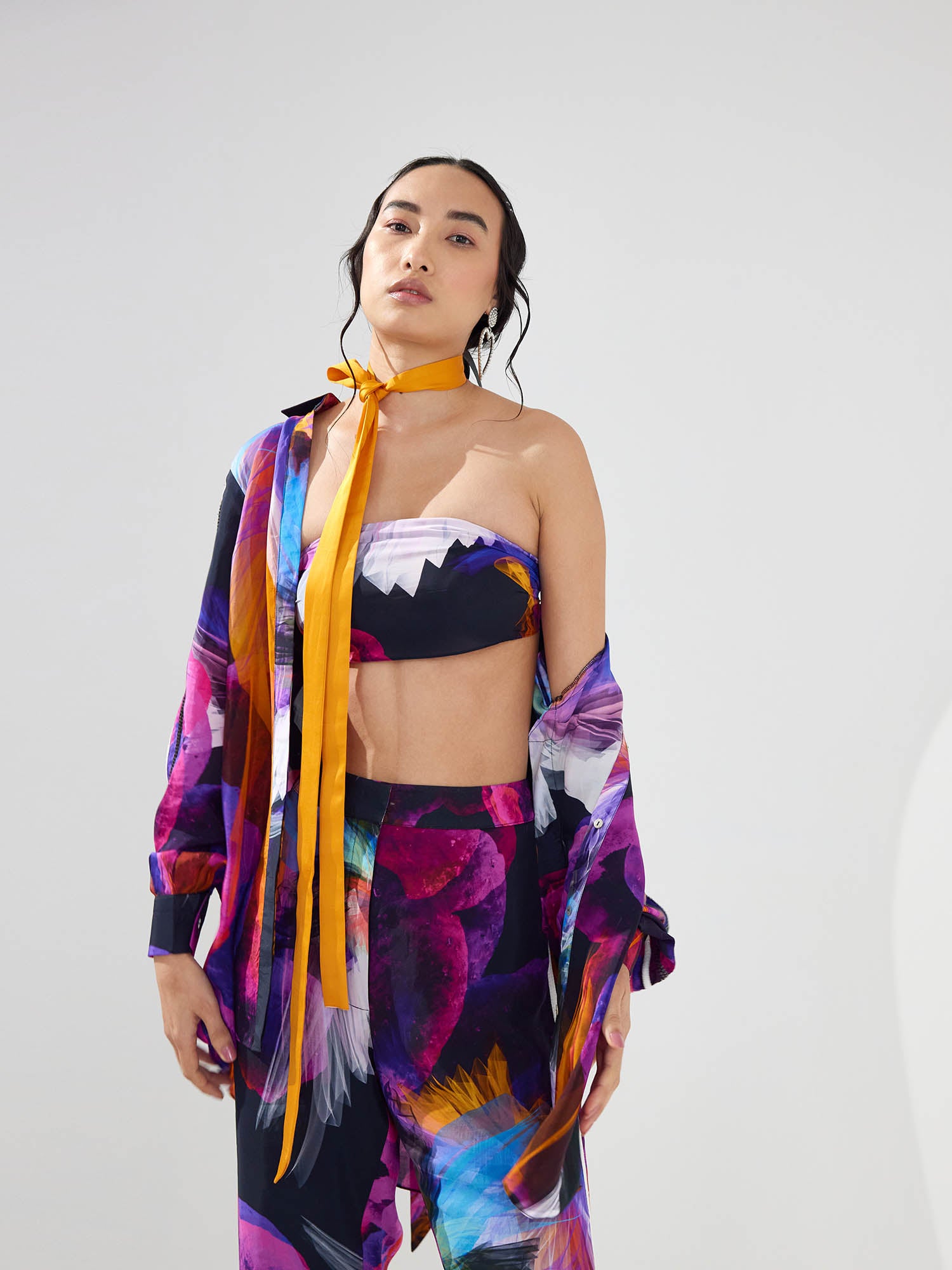 Night Sky Poppy Printed Co-ord