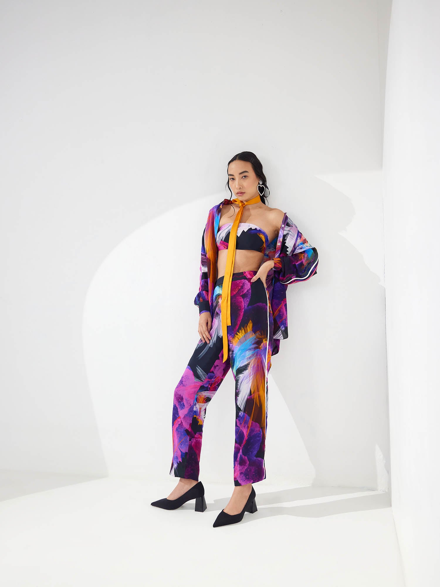 Night Sky Poppy Printed Co-ord