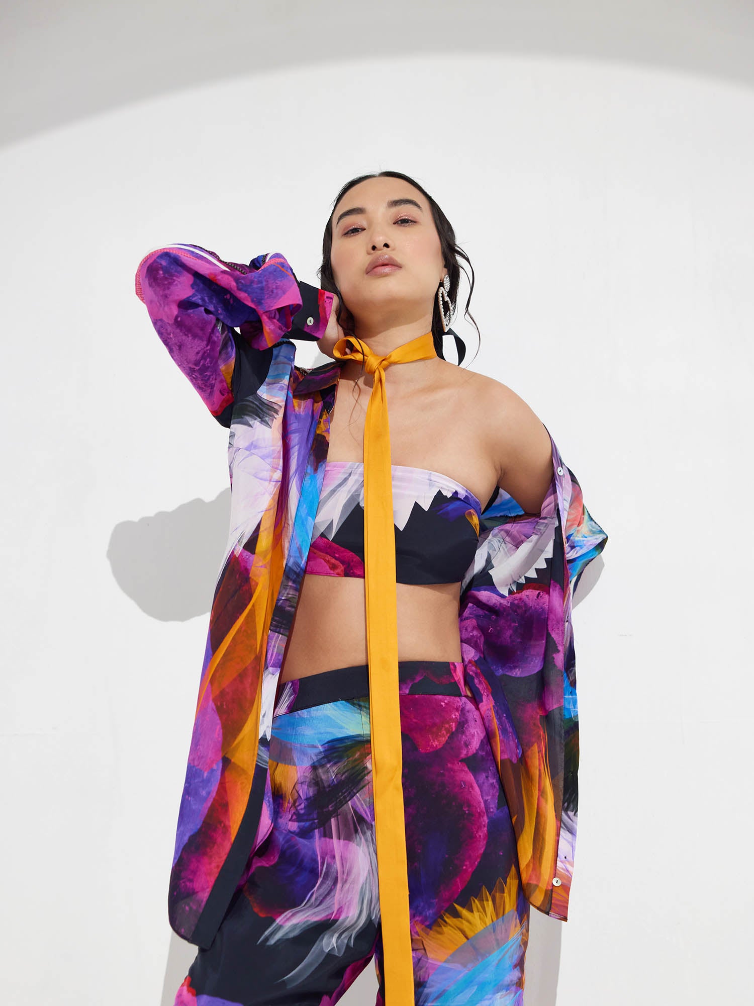 Night Sky Poppy Printed Co-ord