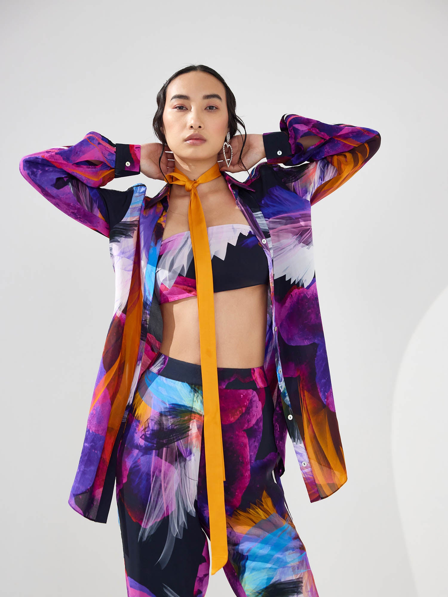 Night Sky Poppy Printed Co-ord