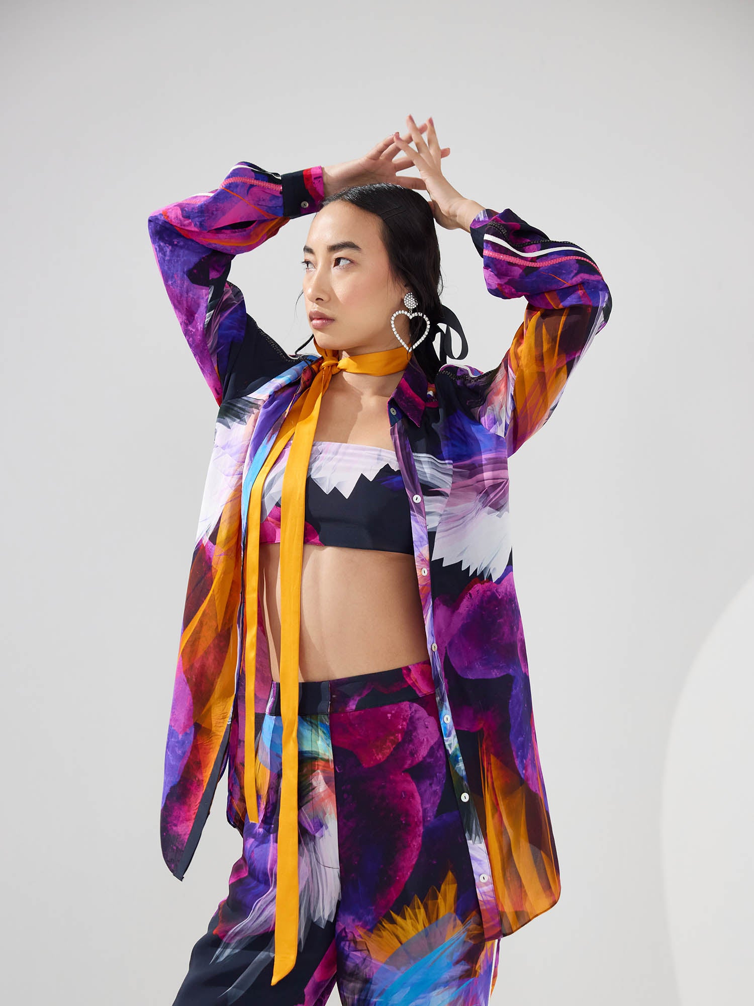 Night Sky Poppy Printed Co-ord