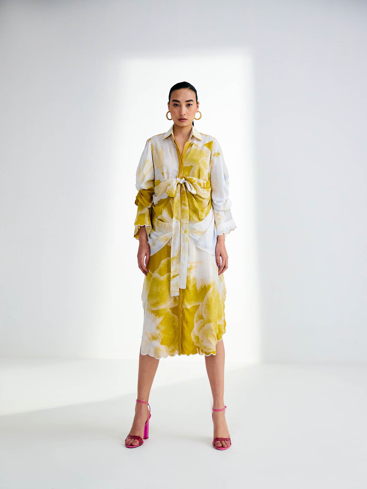 Golden Hour Draped Dress