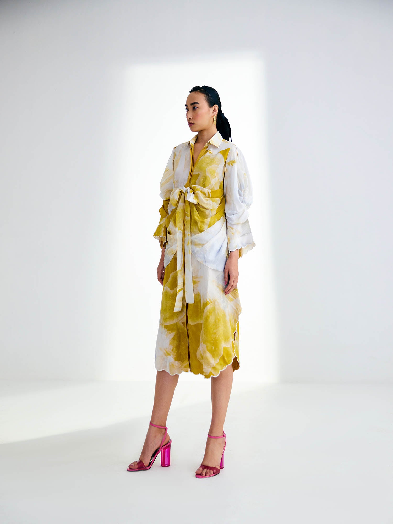 Golden Hour Draped Dress