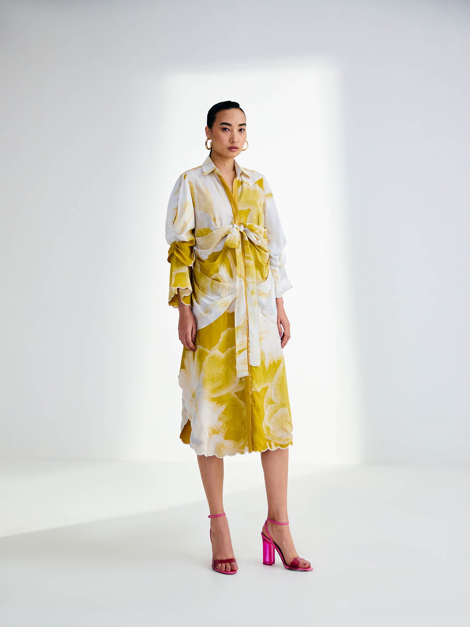Golden Hour Draped Dress
