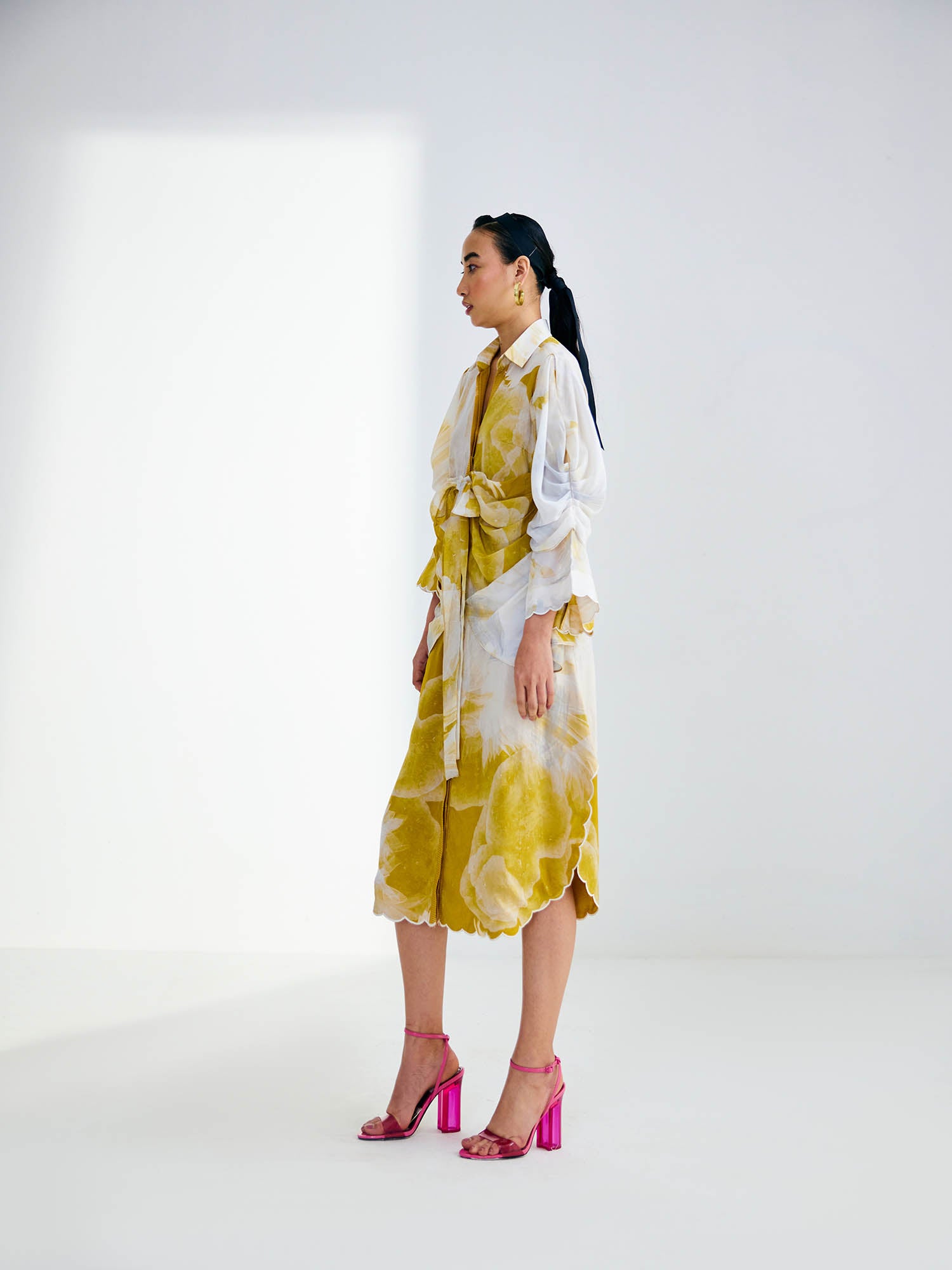 Golden Hour Draped Dress