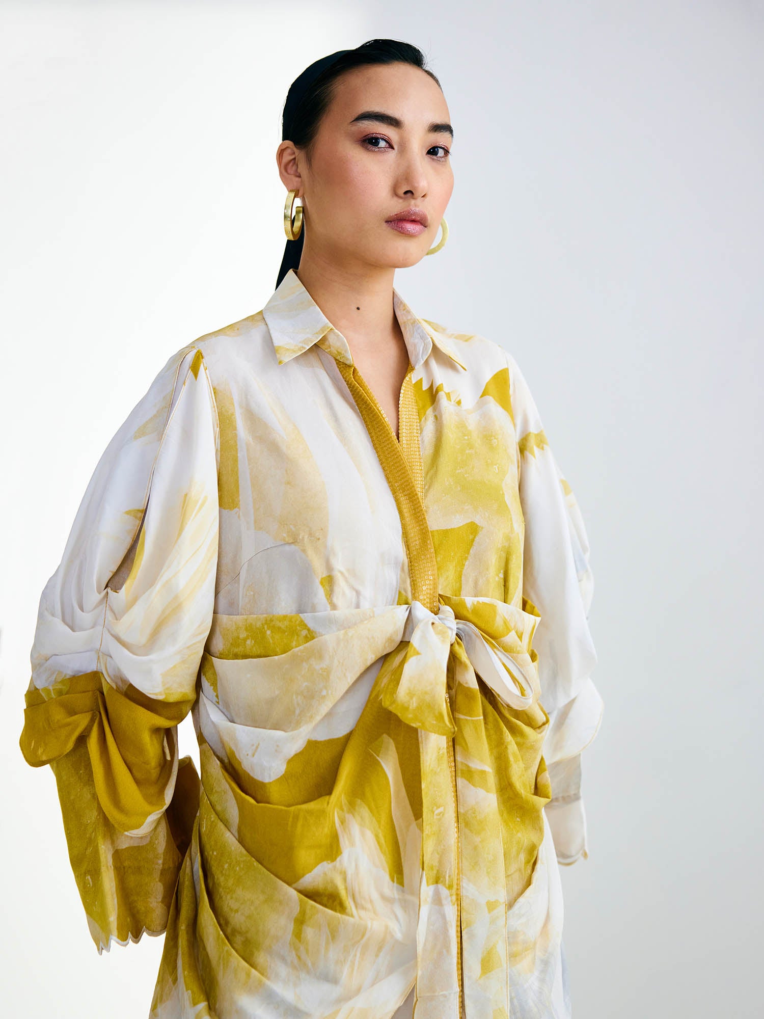 Golden Hour Draped Dress