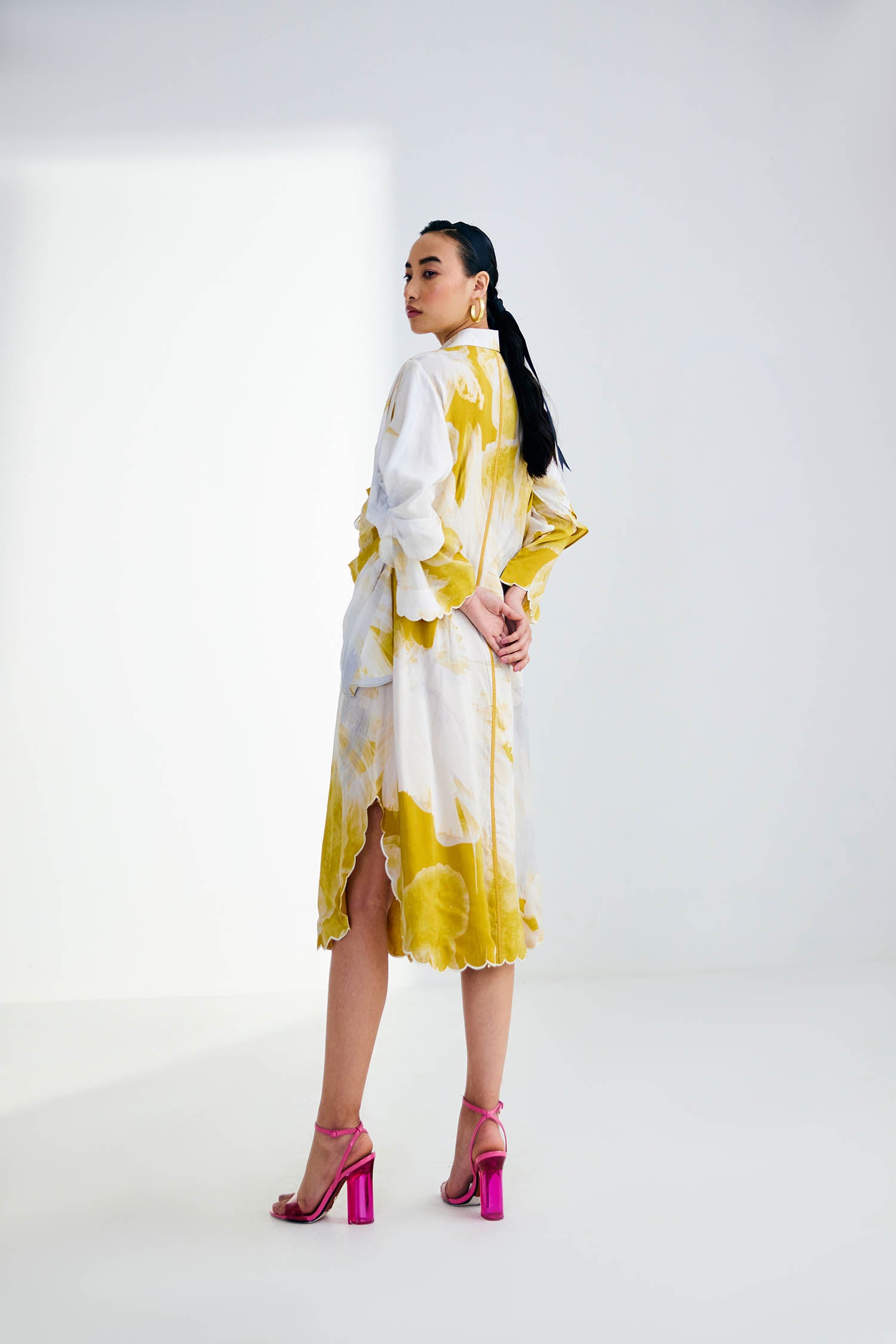 Golden Hour Draped Dress