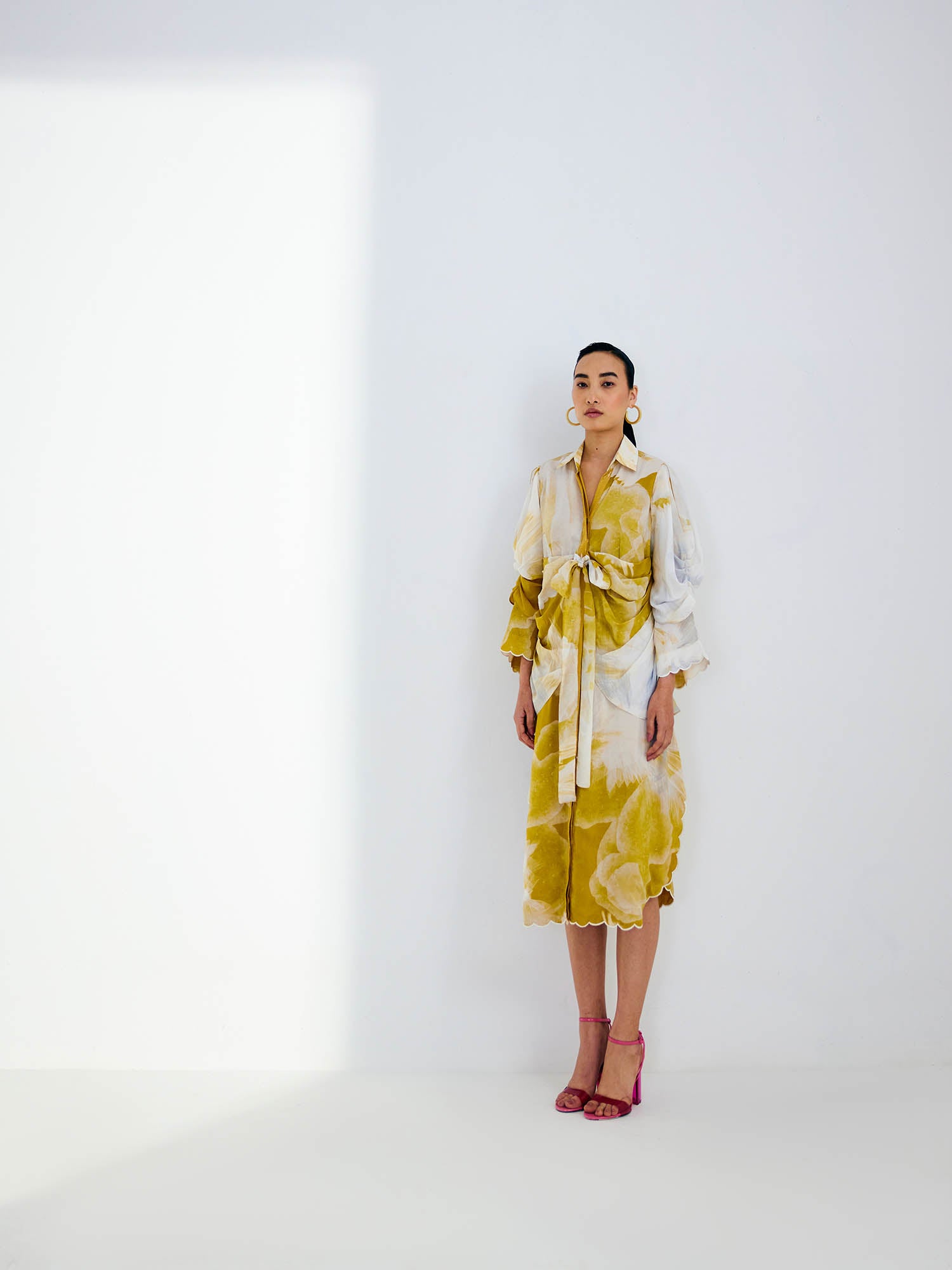 Golden Hour Draped Dress