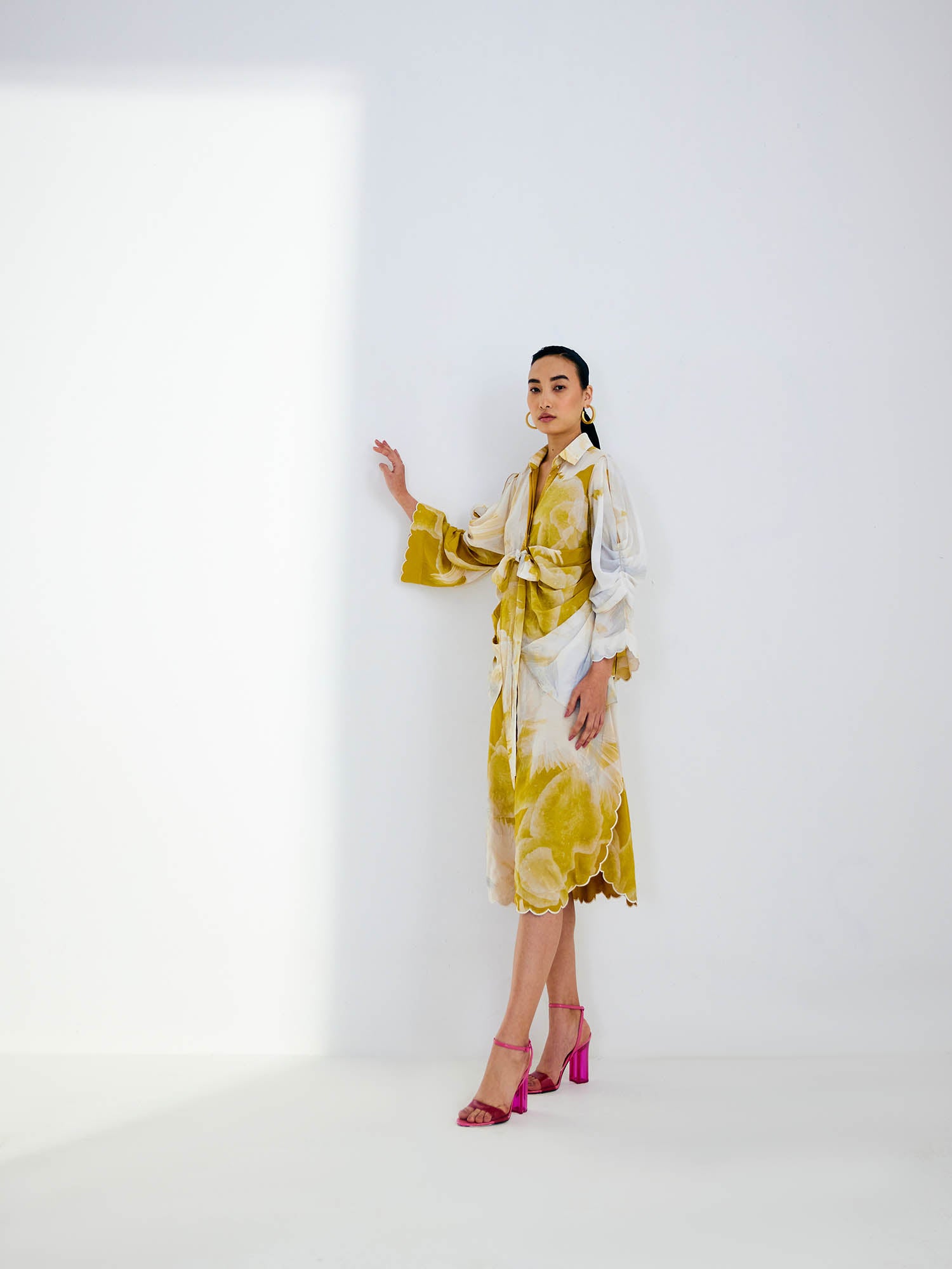 Golden Hour Draped Dress