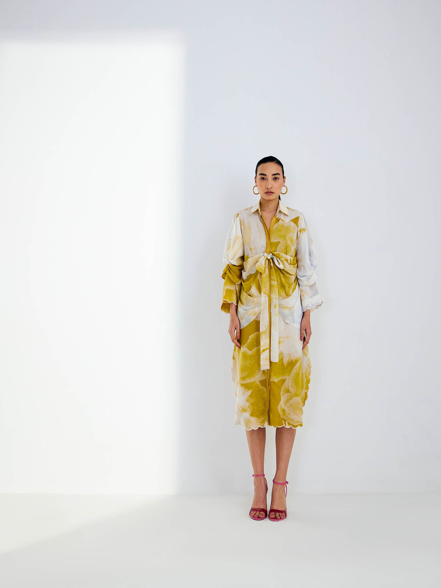 Golden Hour Draped Dress