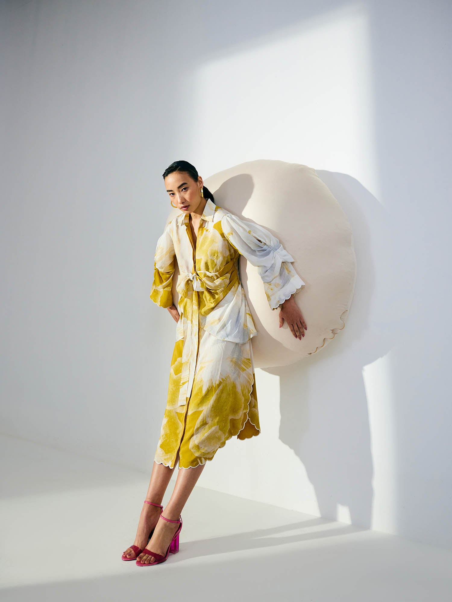 Golden Hour Draped Dress