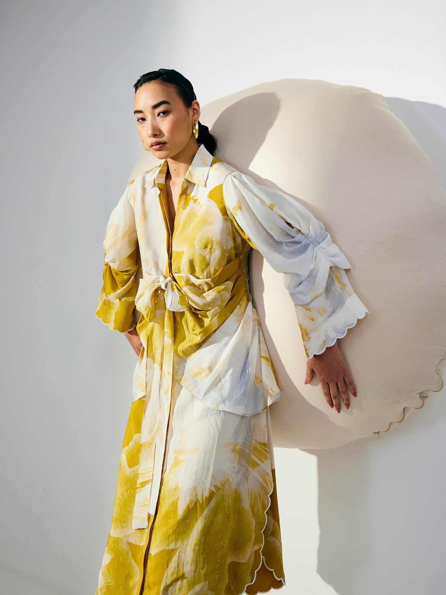 Golden Hour Draped Dress