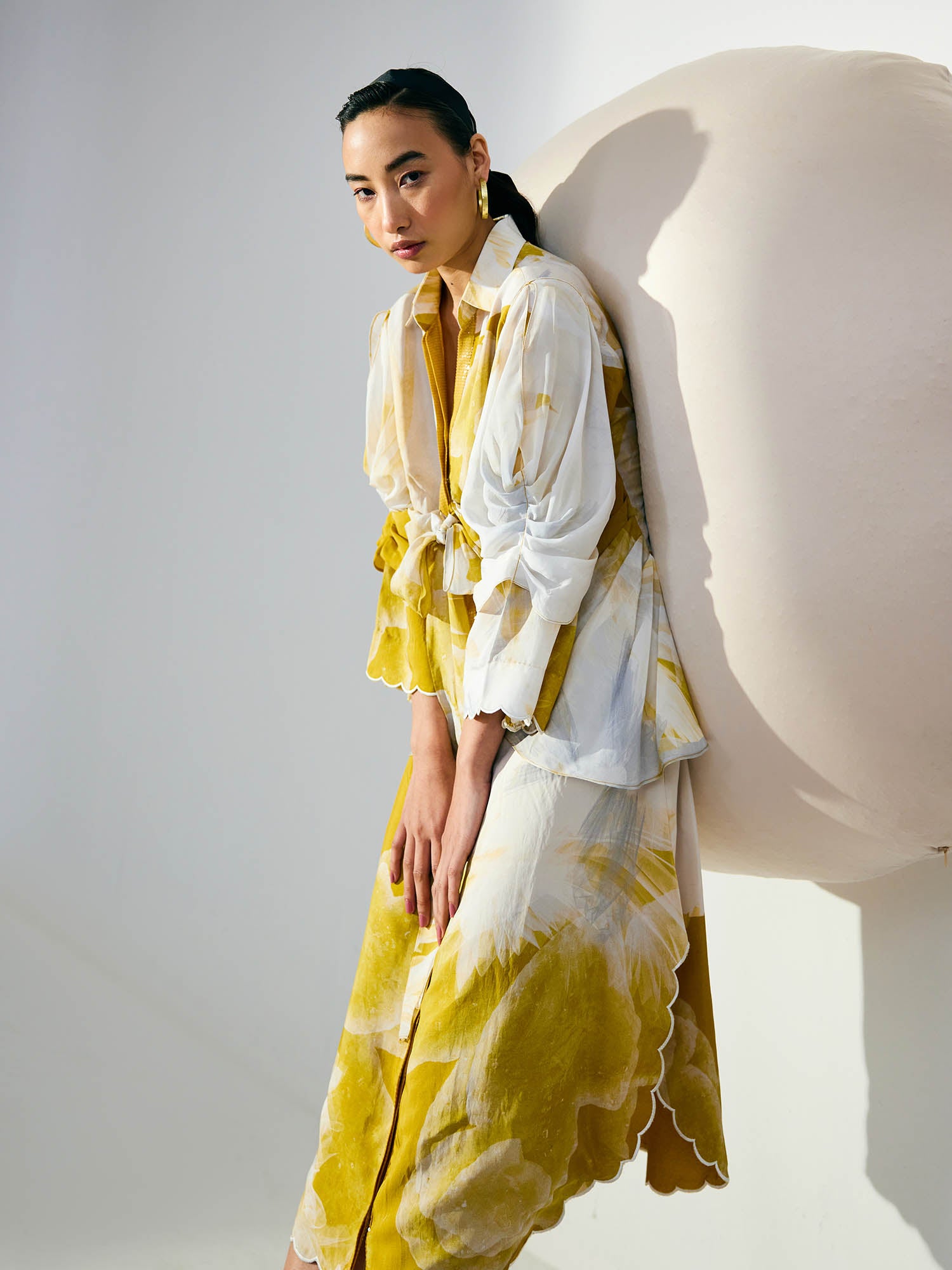 Golden Hour Draped Dress
