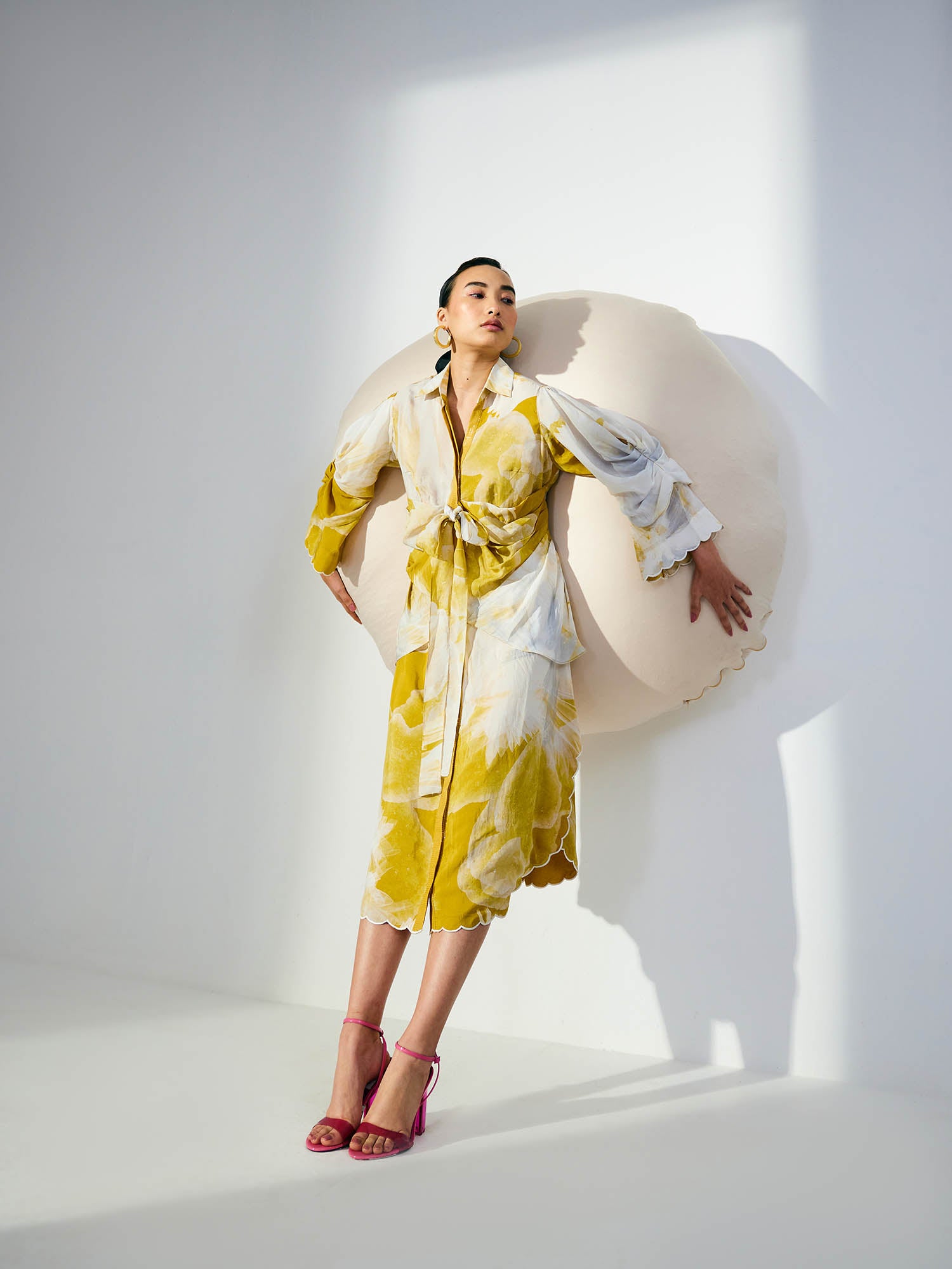 Golden Hour Draped Dress