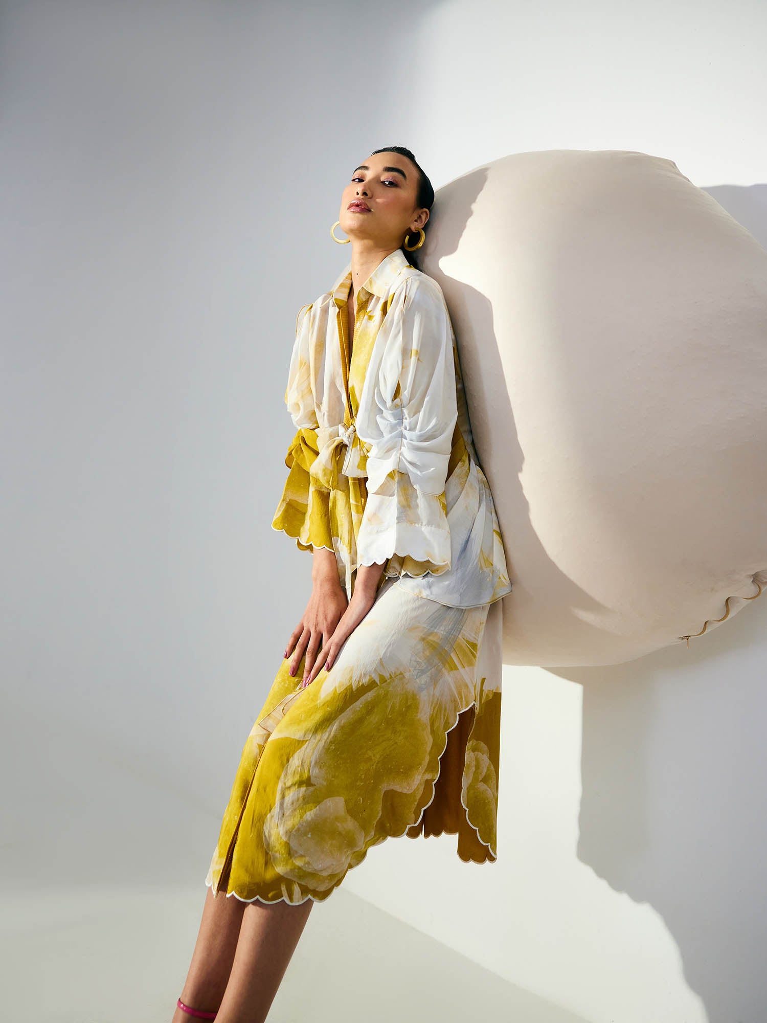 Golden Hour Draped Dress