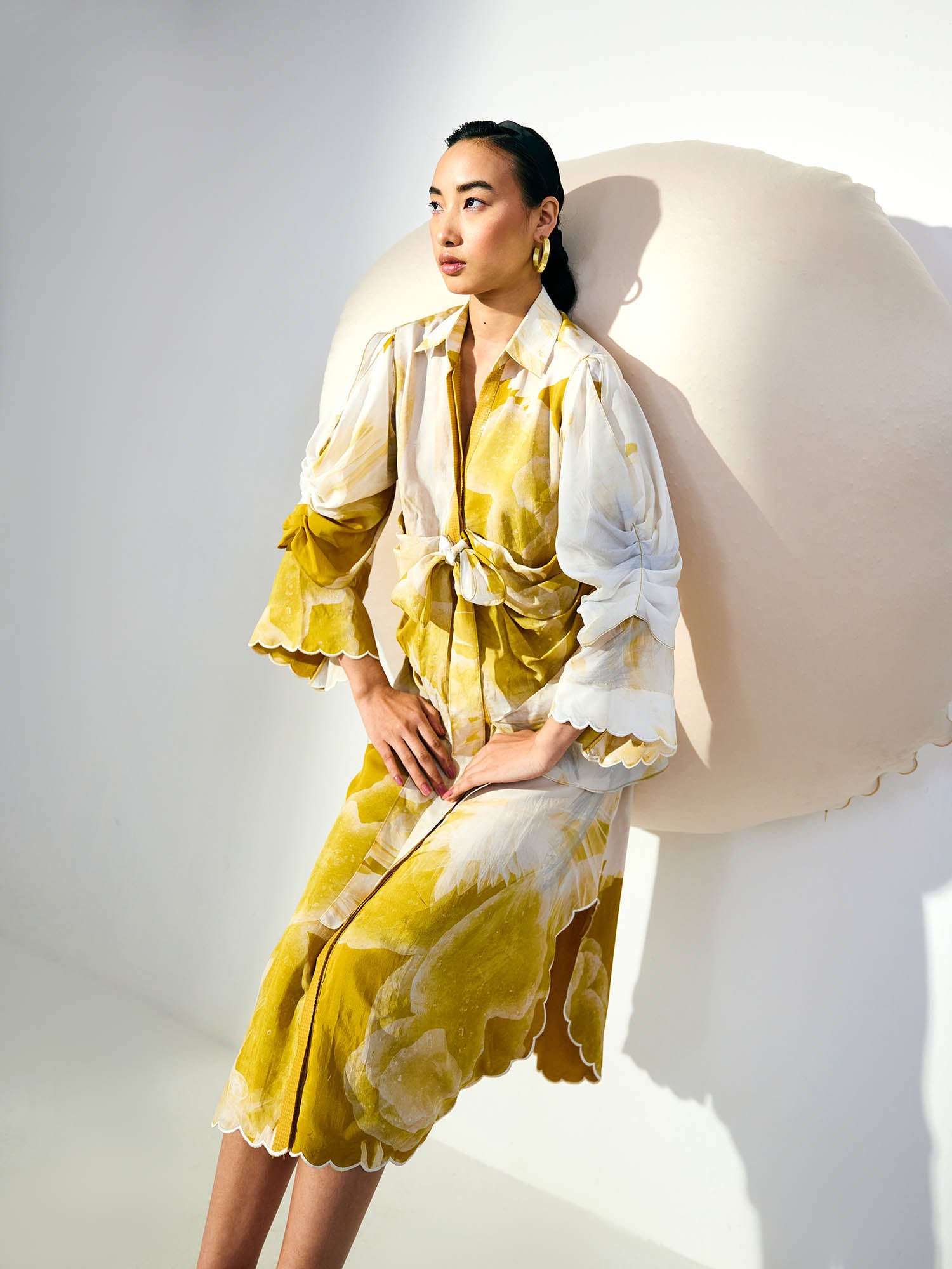 Golden Hour Draped Dress