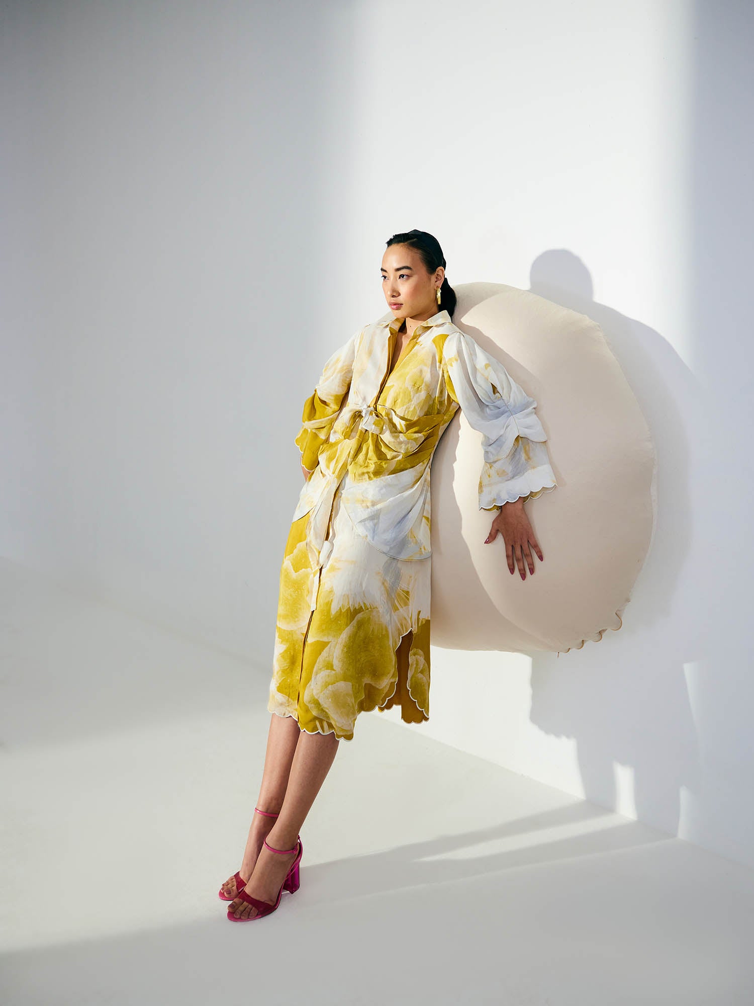 Golden Hour Draped Dress