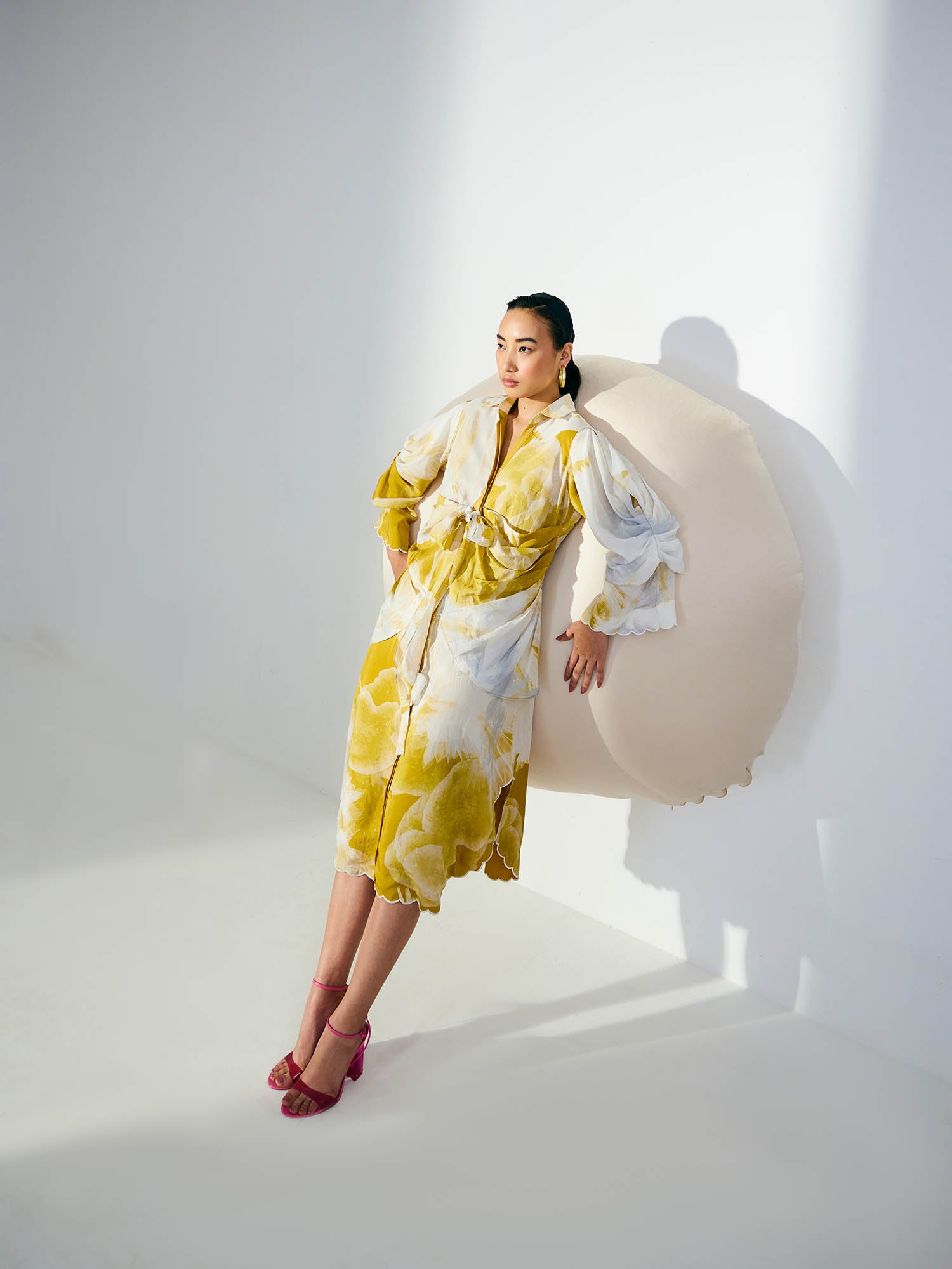 Golden Hour Draped Dress