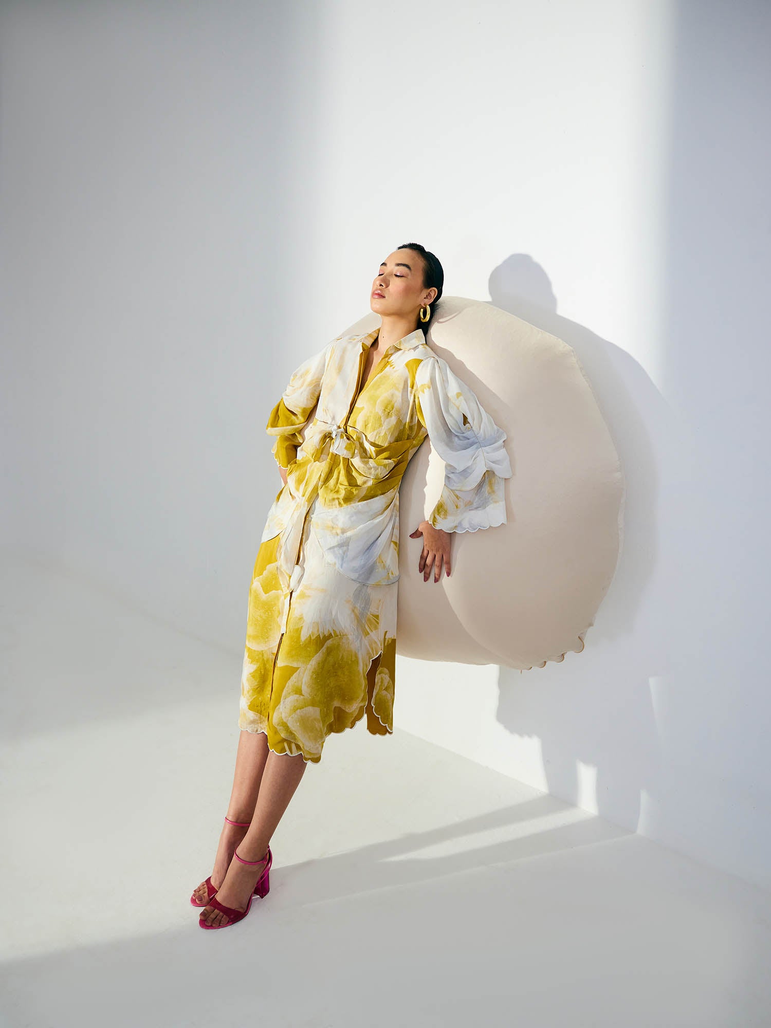 Golden Hour Draped Dress