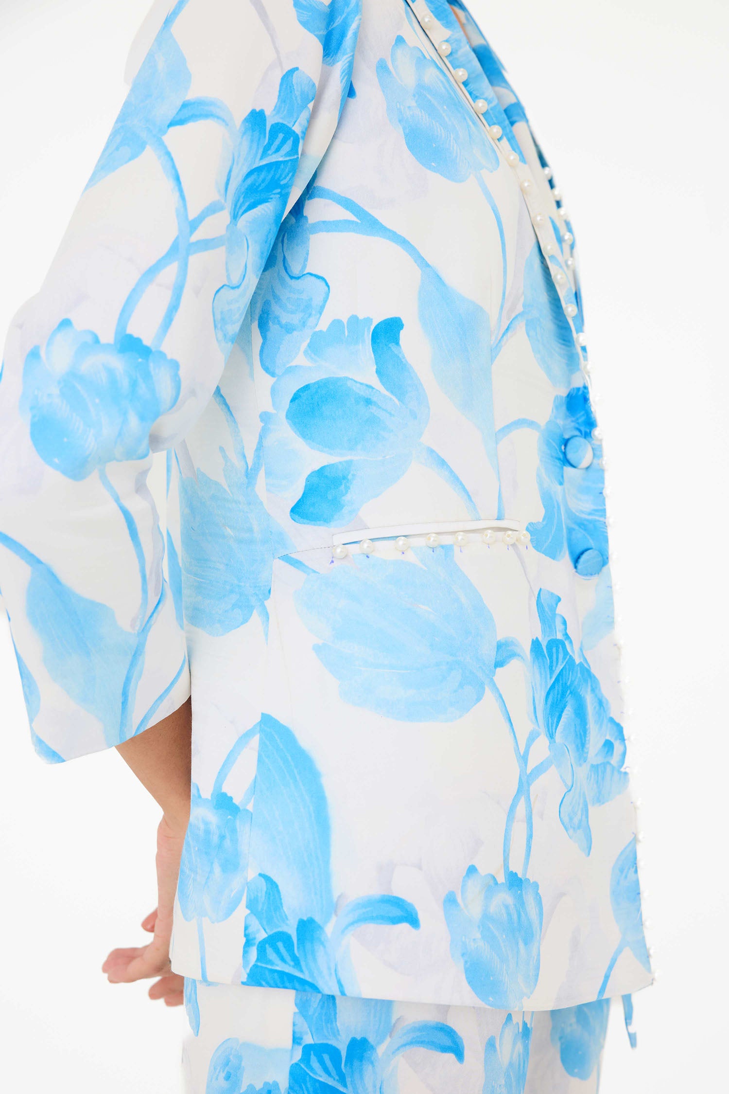 Frisco Tulipa Printed Blazer Set