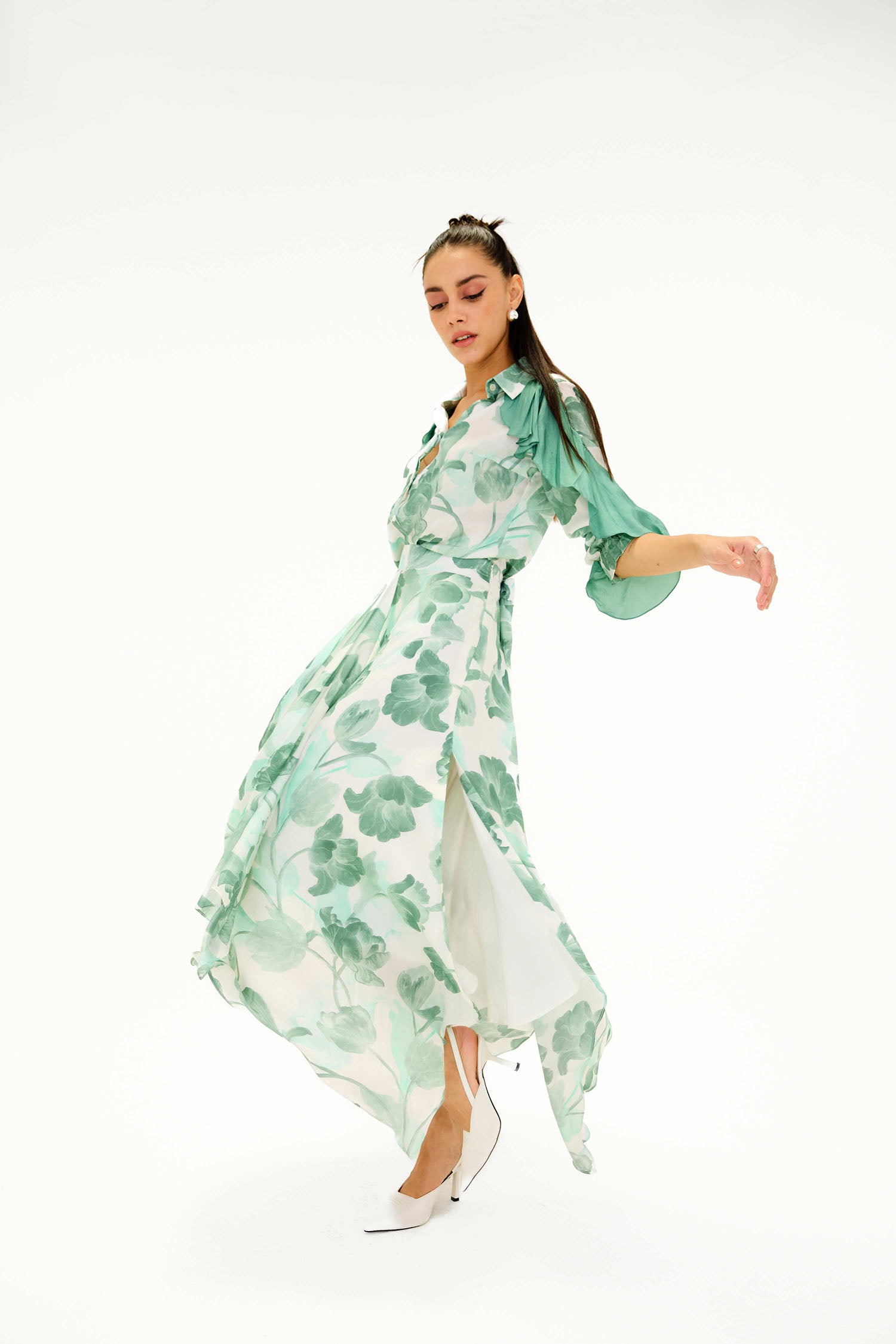 Como Printed Skirt Set