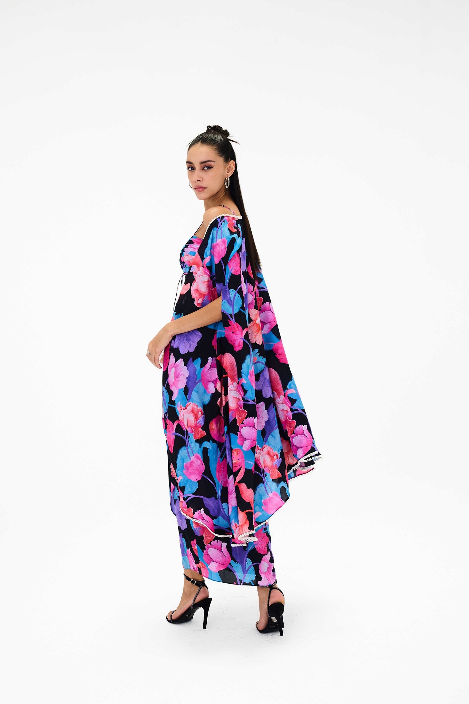 Issy Printed Skirt / Cape Set