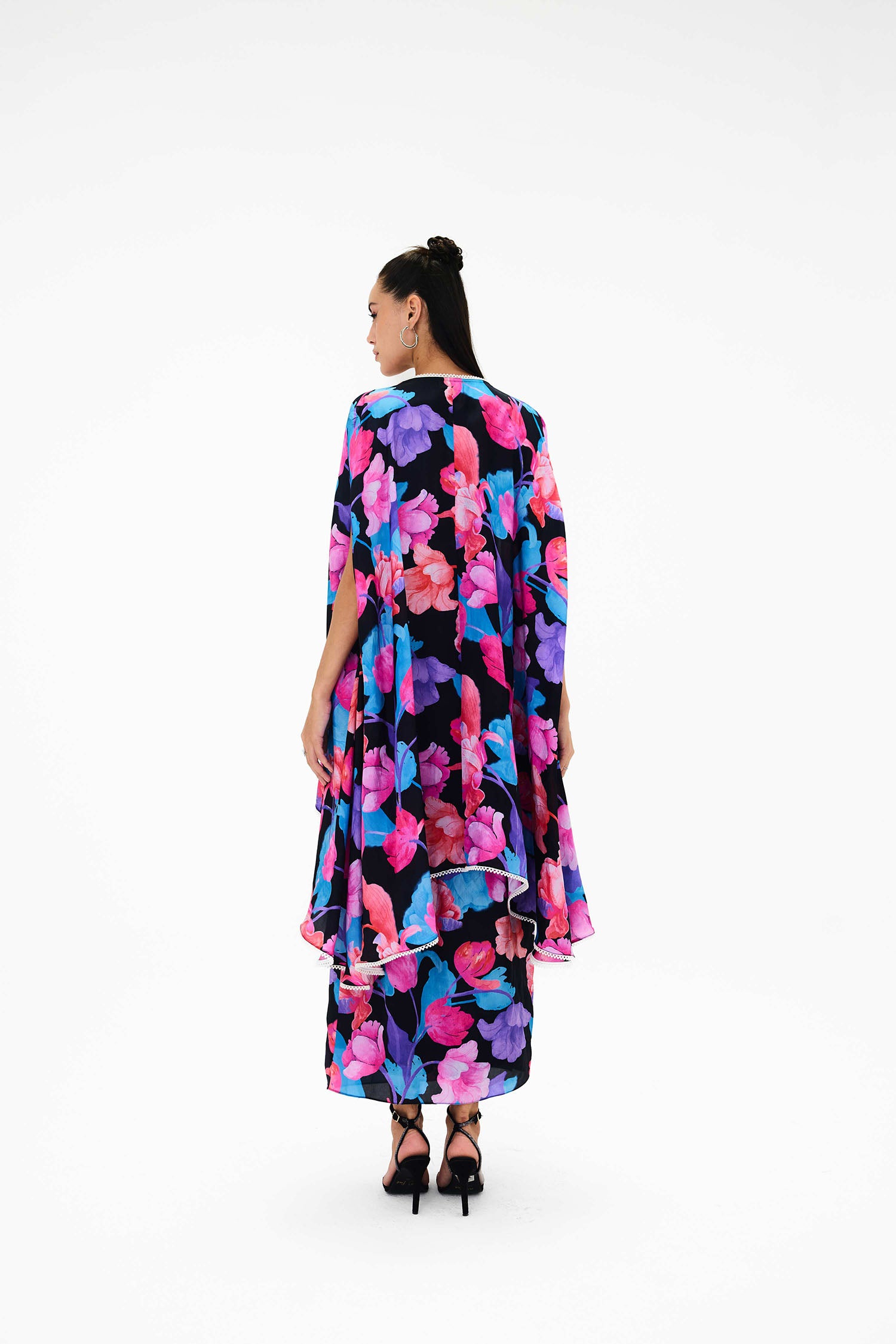 Issy Printed Skirt / Cape Set