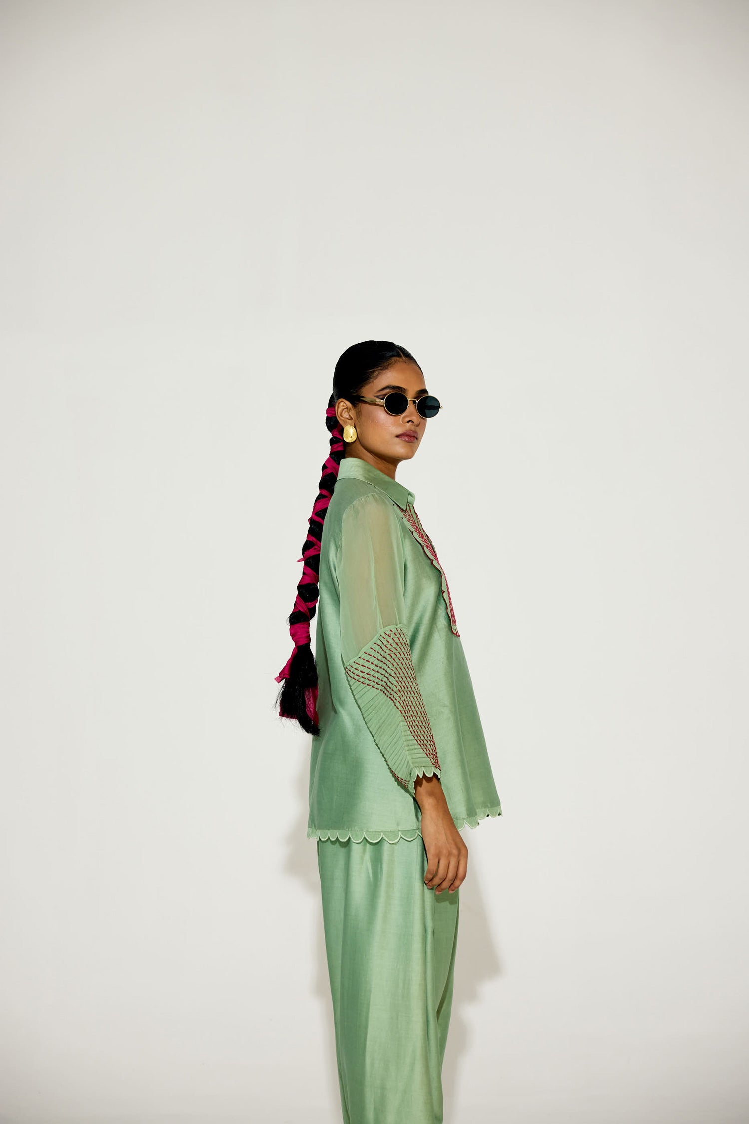 Zara Farshi Co-ord (Sage)