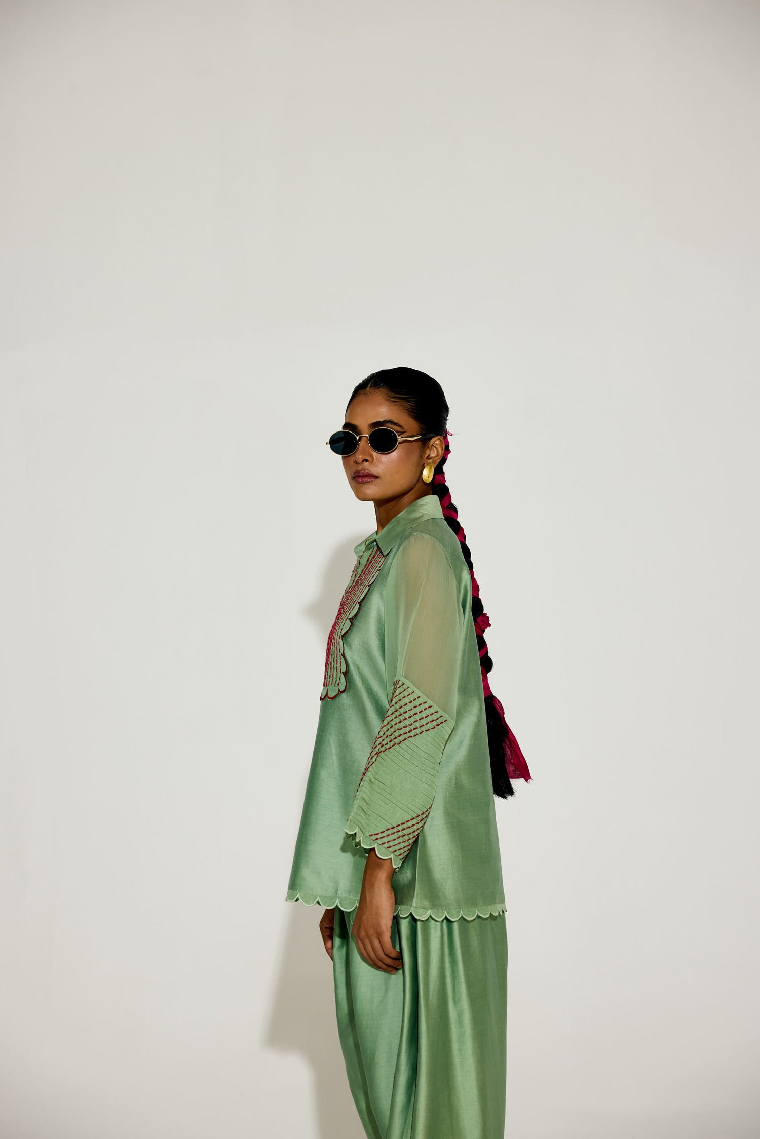 Zara Farshi Co-ord (Sage)