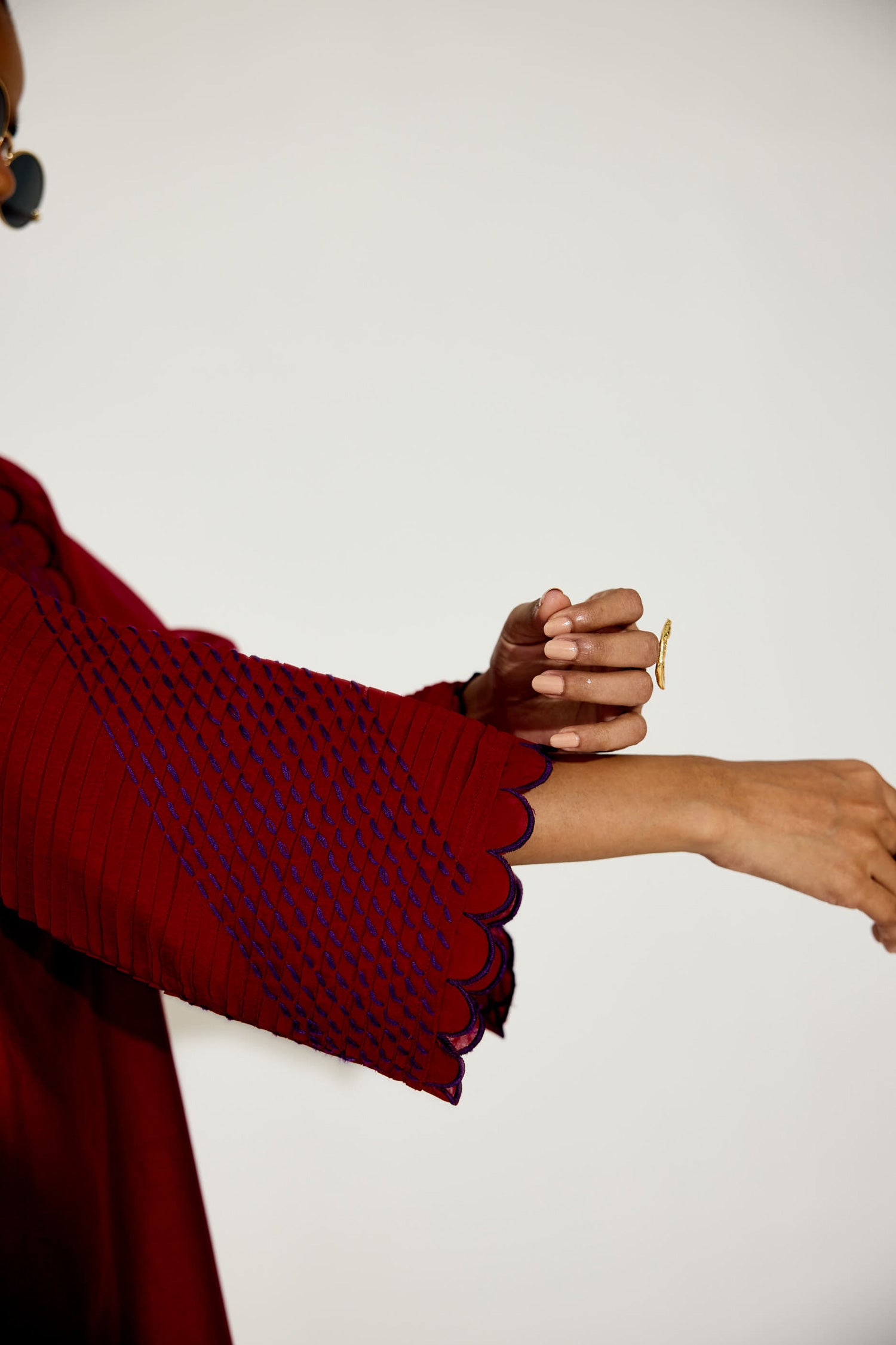 Paloma - Signature Red Kaftan Straight Dress