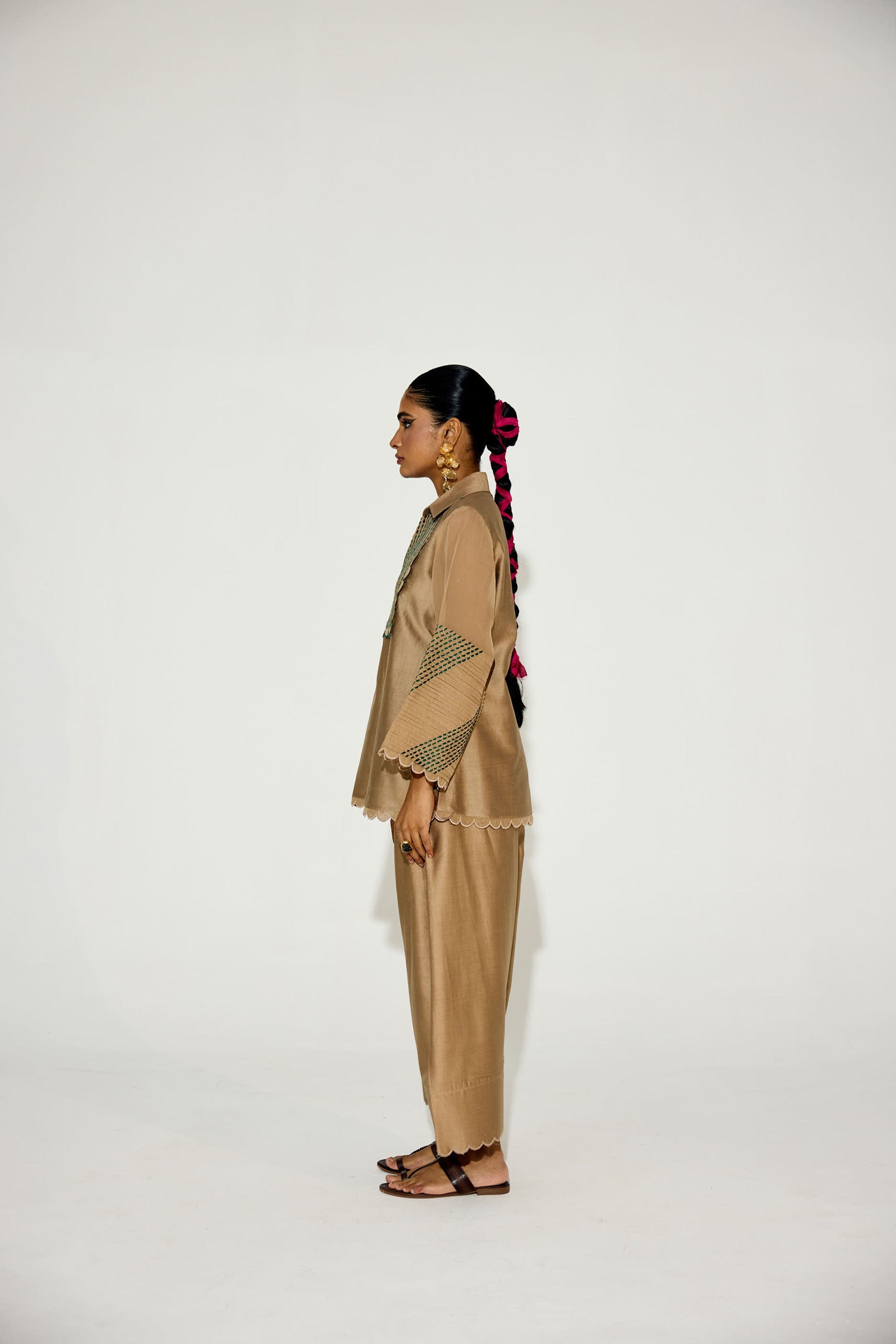 Zara Farshi Co-ord (Vintage Beige)