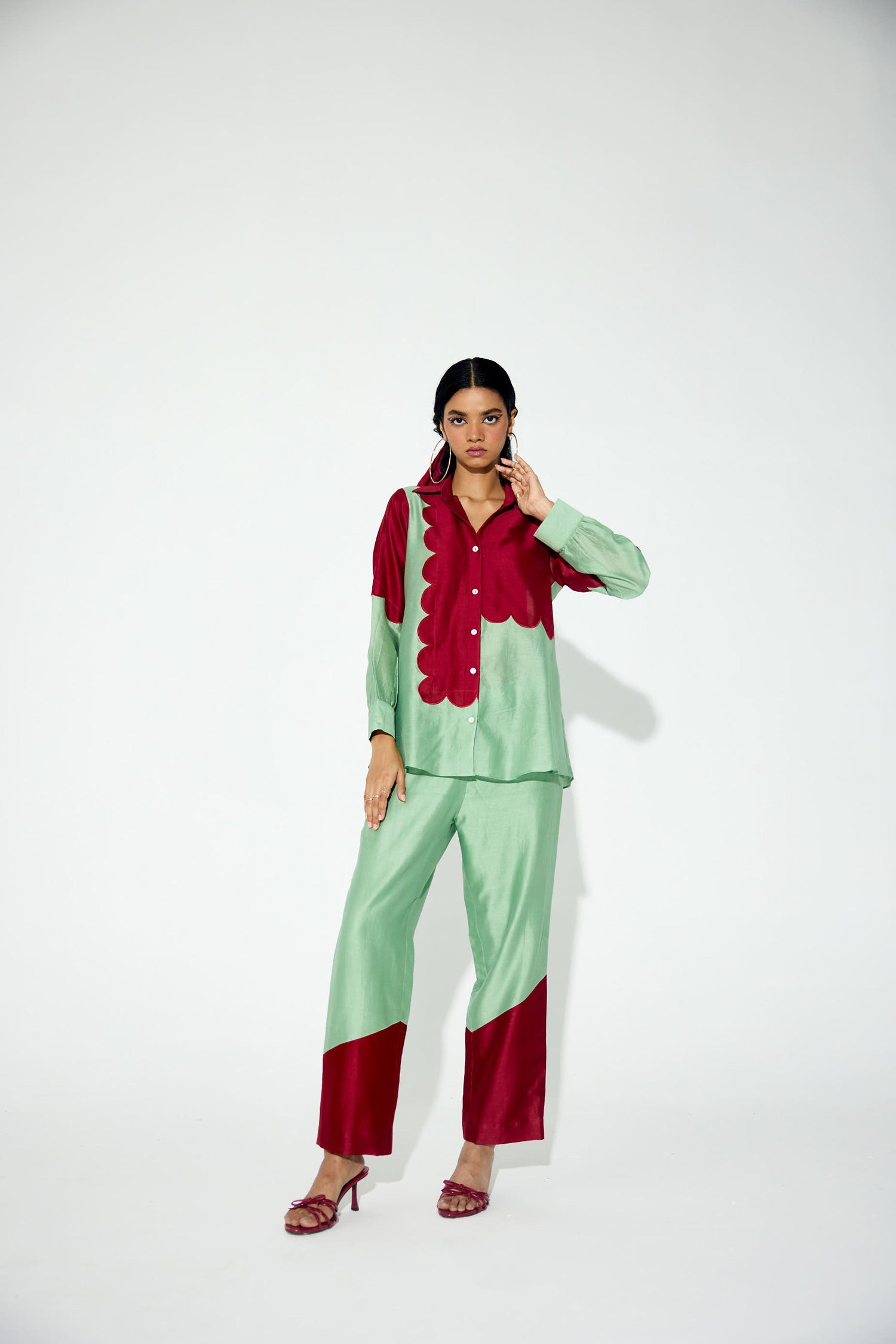 The Firefly Scalloped Block Co-ord