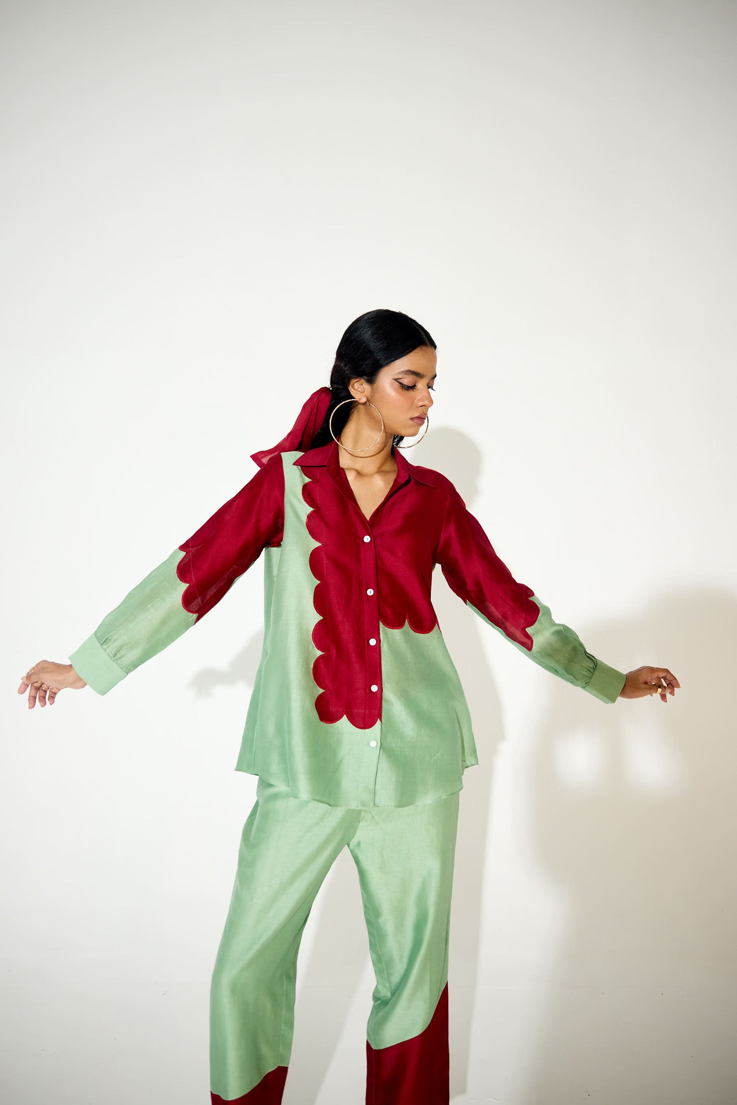 The Firefly Scalloped Block Co-ord