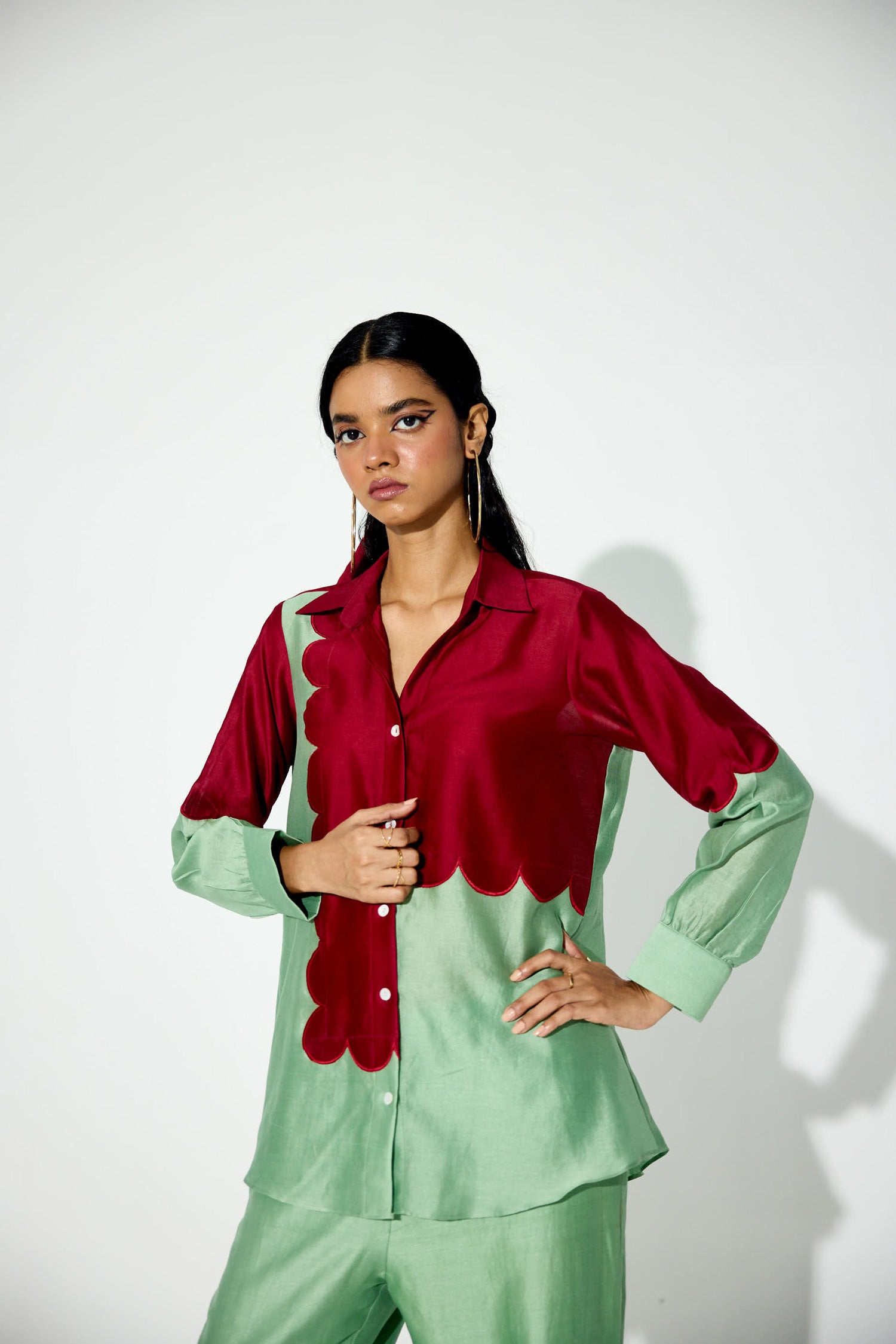 The Firefly Scalloped Block Co-ord