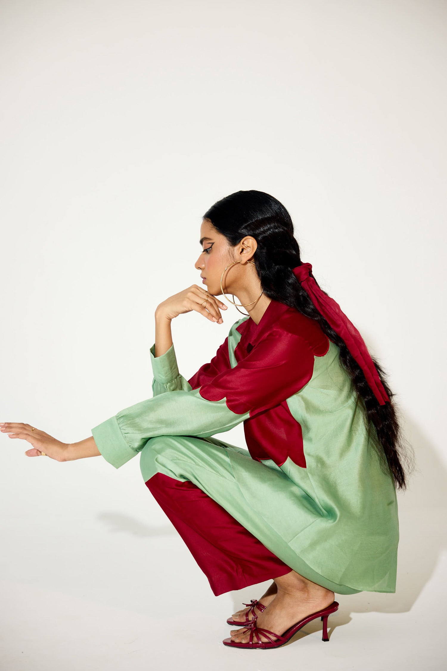 The Firefly Scalloped Block Co-ord