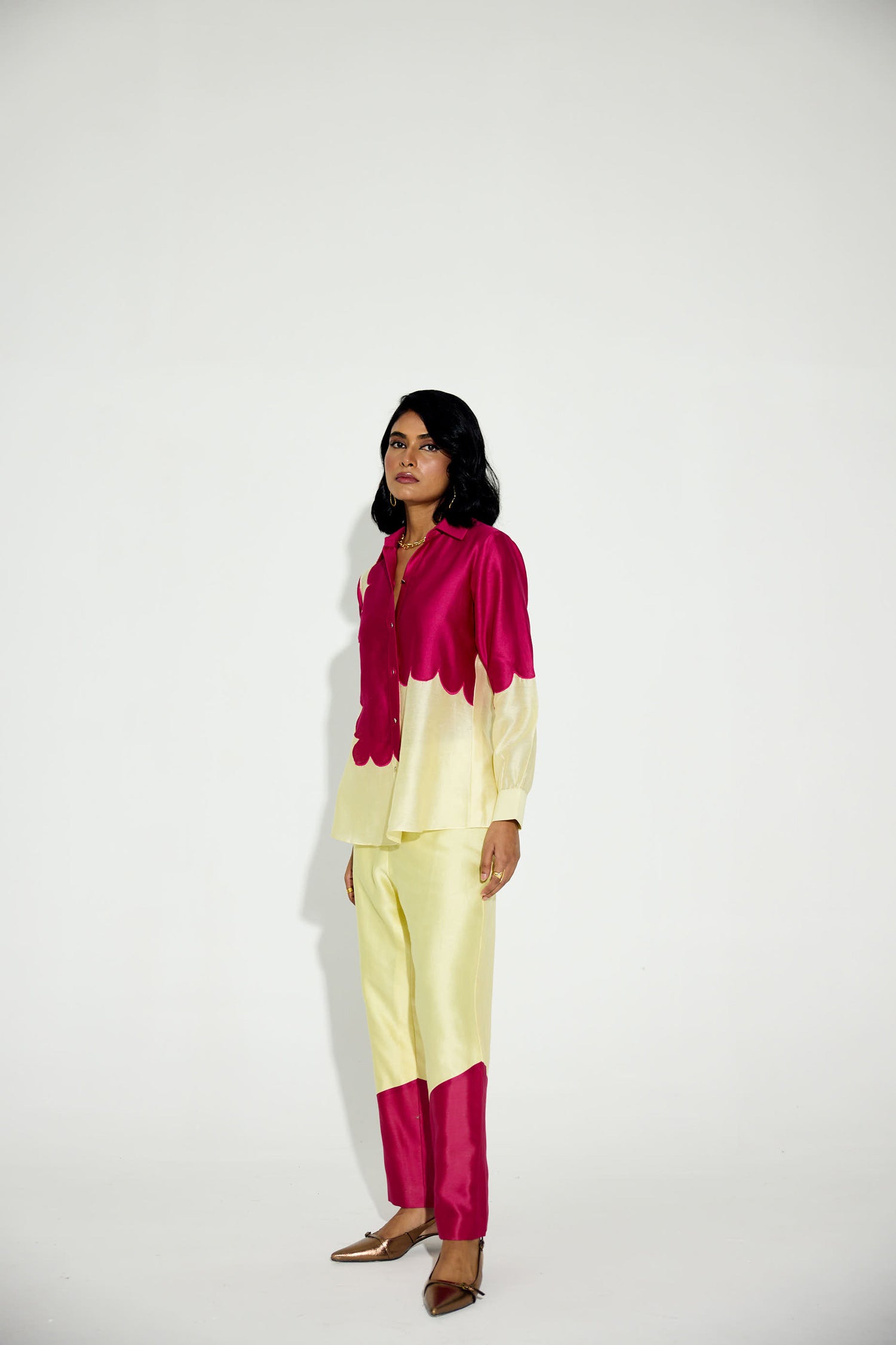 The Spiced Sunset Scalloped Block Co-rd