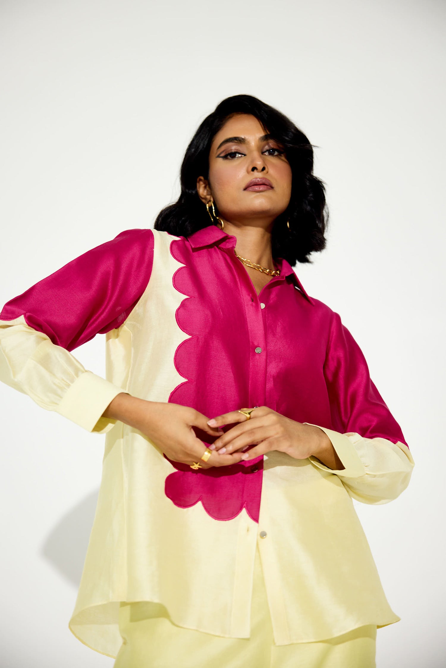 The Spiced Sunset Scalloped Block Co-rd