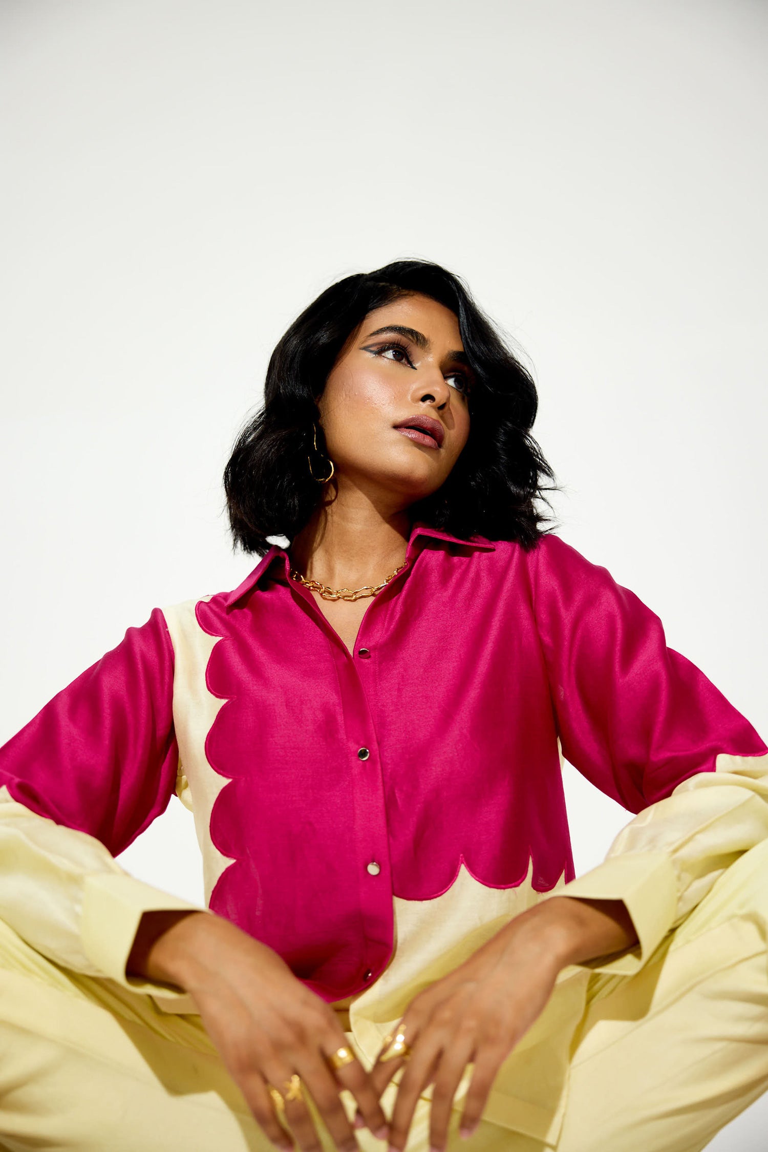 The Spiced Sunset Scalloped Block Co-rd