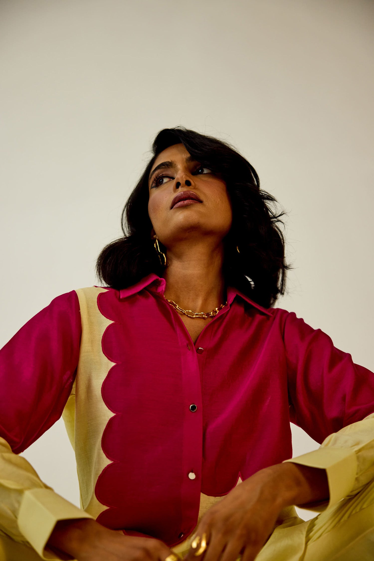 The Spiced Sunset Scalloped Block Co-rd