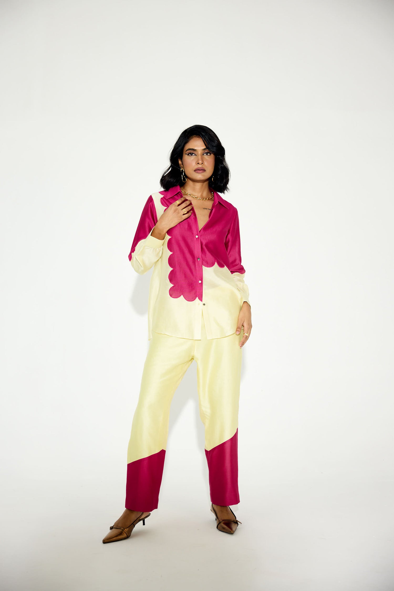 The Spiced Sunset Scalloped Block Co-rd