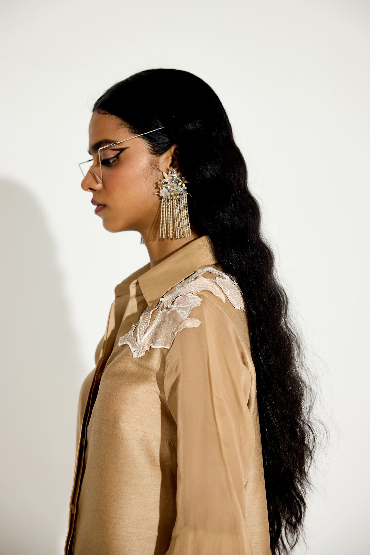 Coco Dusk (Vintage Beige) 3D Metallic Co-ord