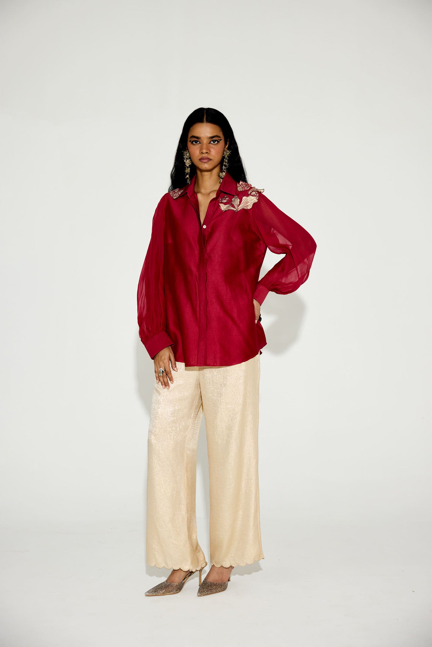 Coco Rouge 3D Metallic Co-ord